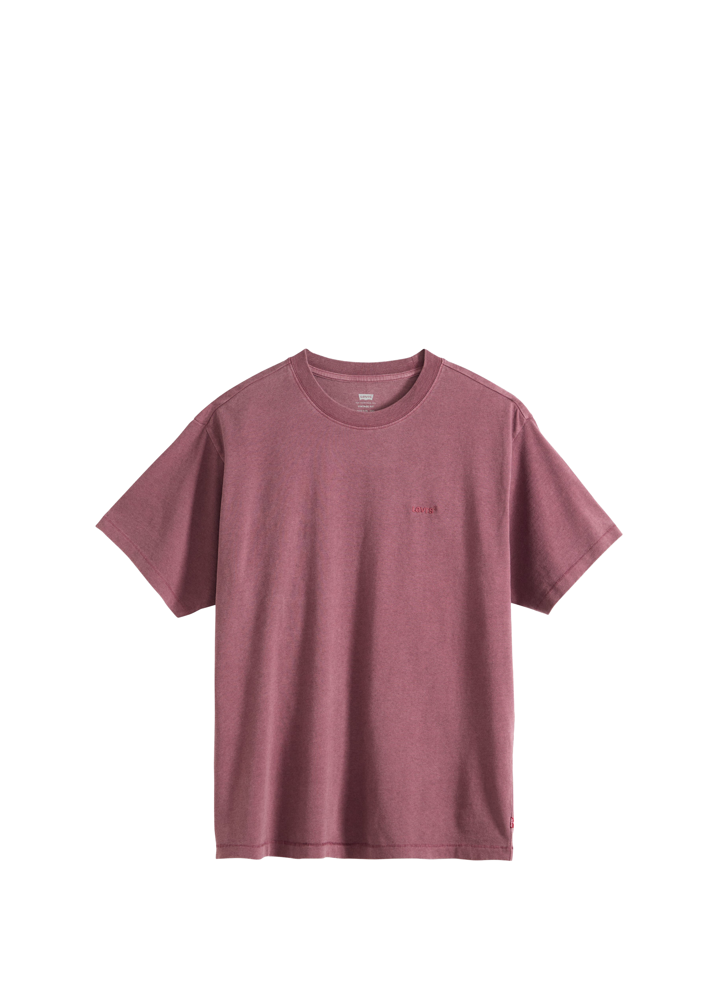 Straight logo cotton t-shirt LEVI'S Pink