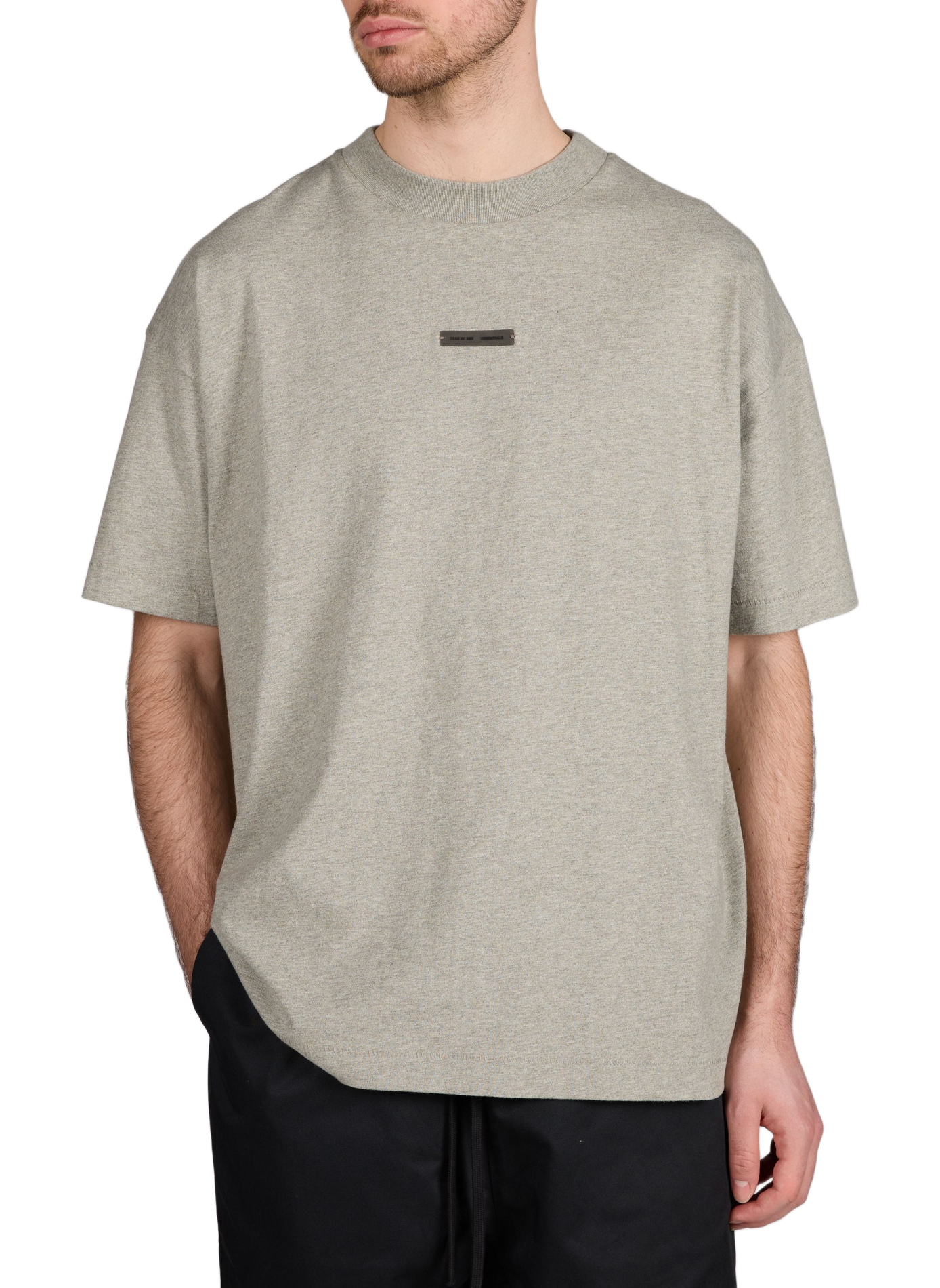 Loose cotton T-shirt FEAR OF GOD ESSENTIALS Grey