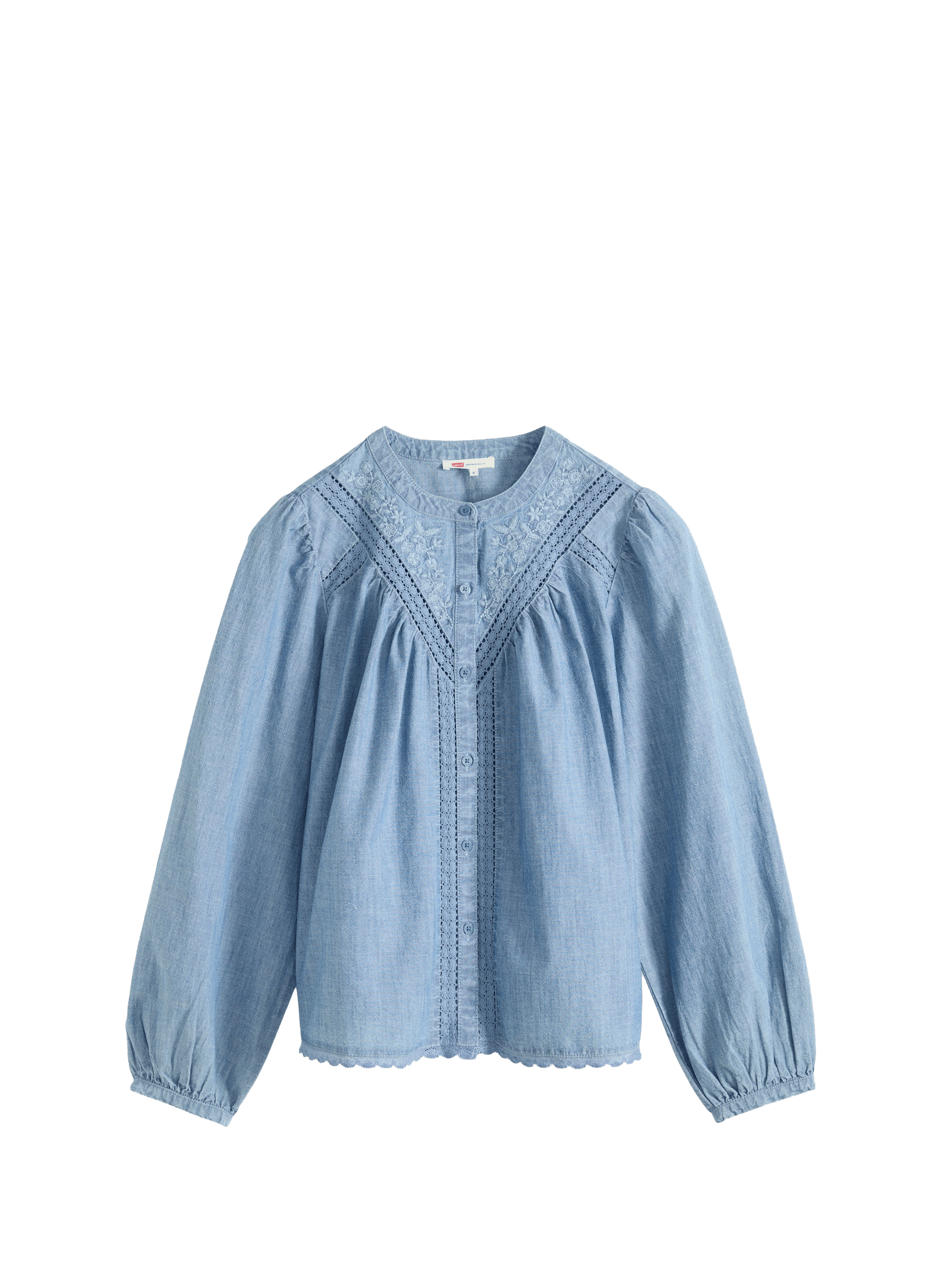 Blouse manche longues Cleo en coton LEVI'S Bleu