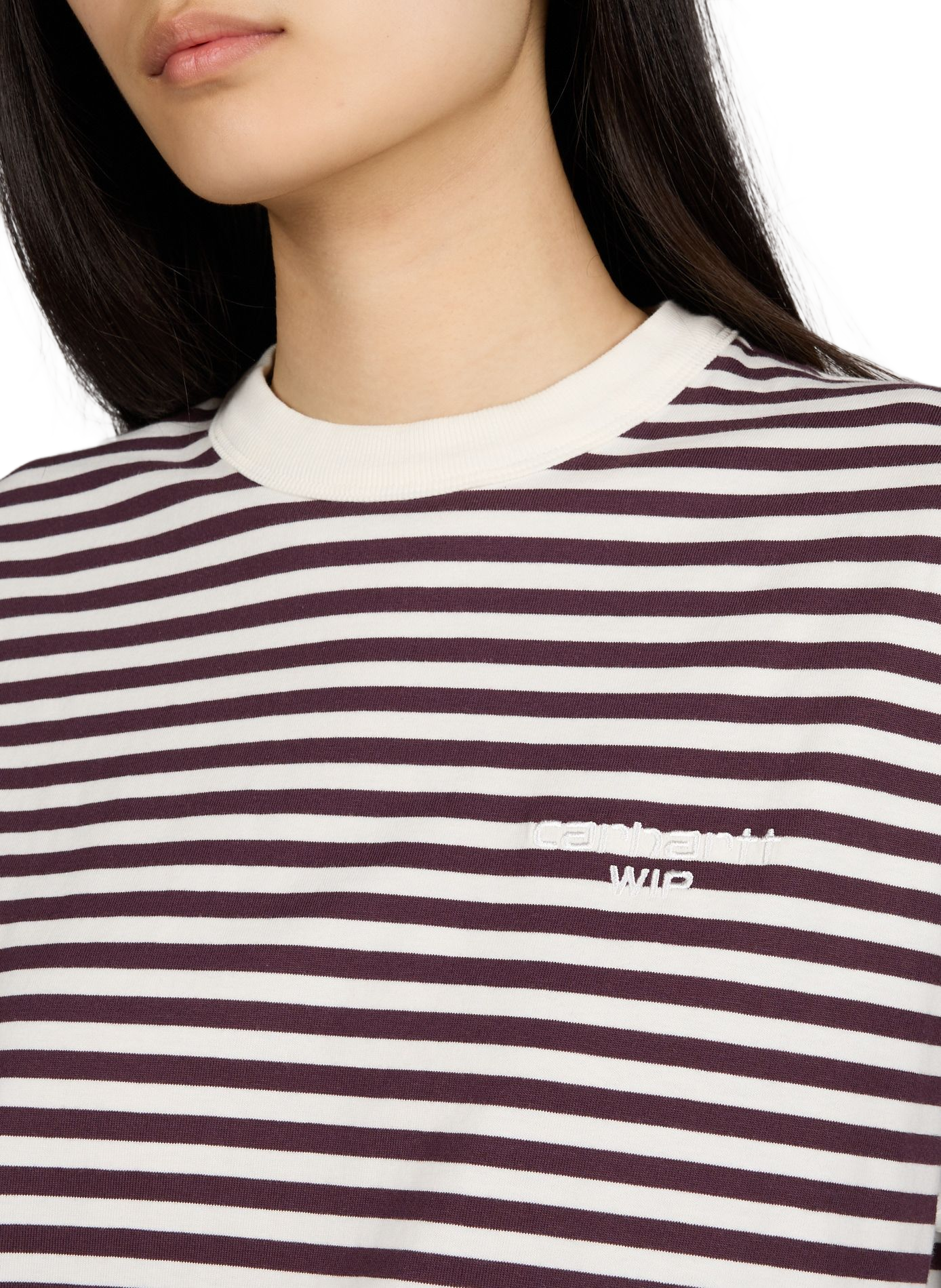 T-shirt manches longues à rayures en coton CARHARTT WIP Multicolore