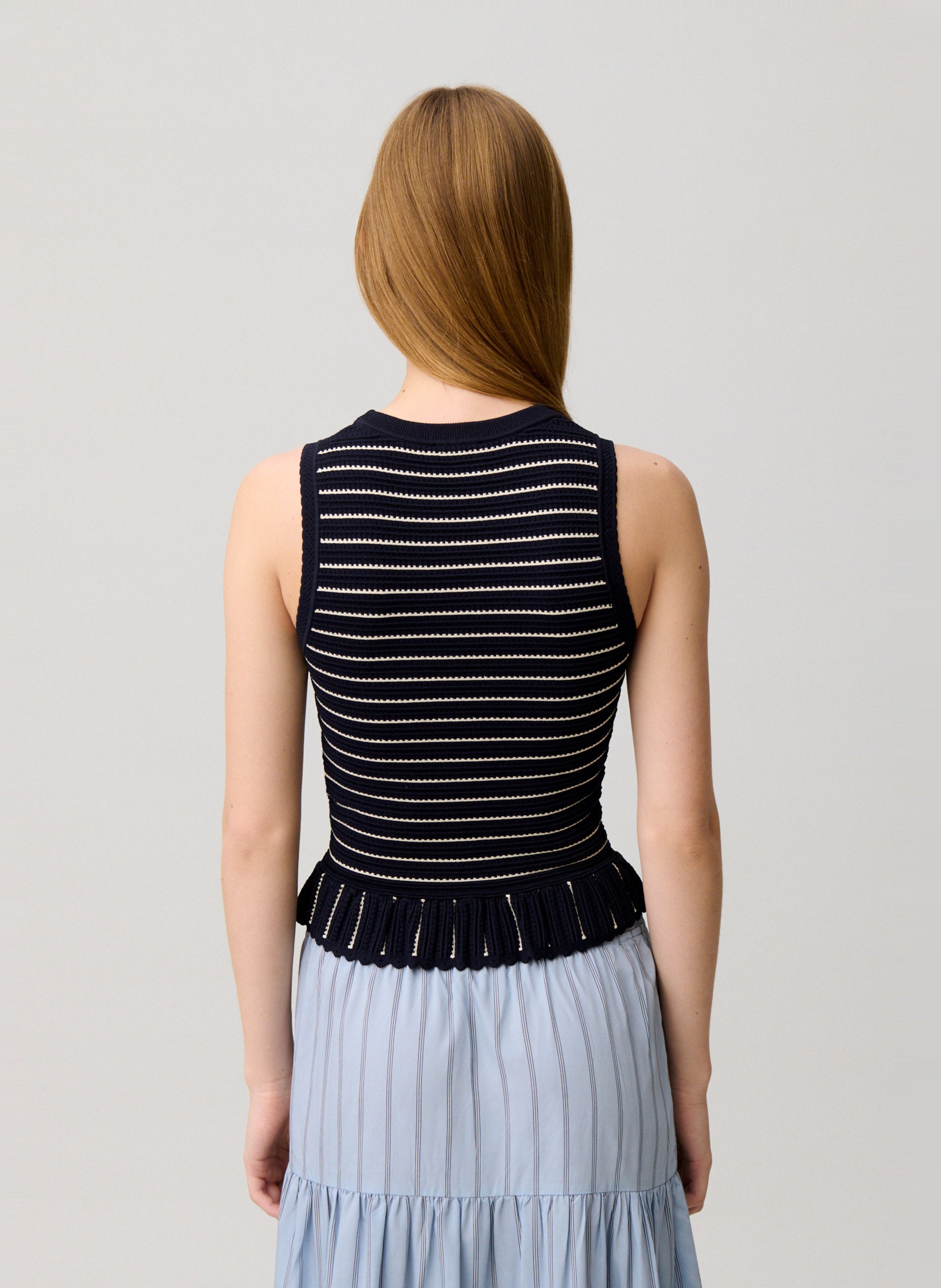 Top en maille ajusté CLAUDIE PIERLOT Multicolore