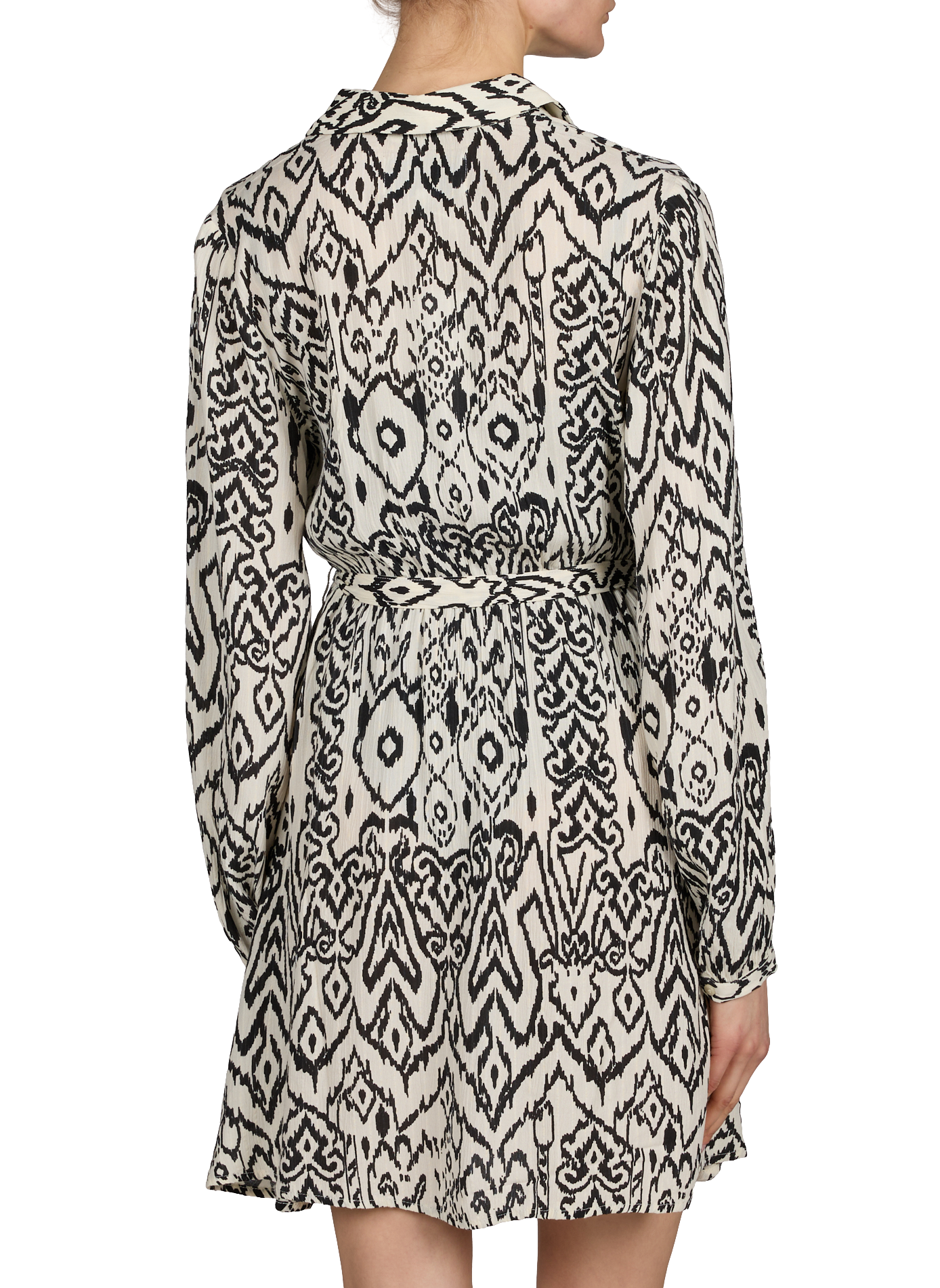 Short printed dress Bria Eva VILA Beige