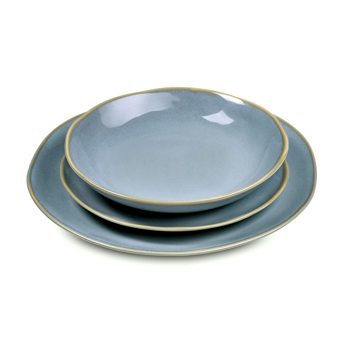 Egée - service 18 pièces MEDARD DE NOBLAT Bleu