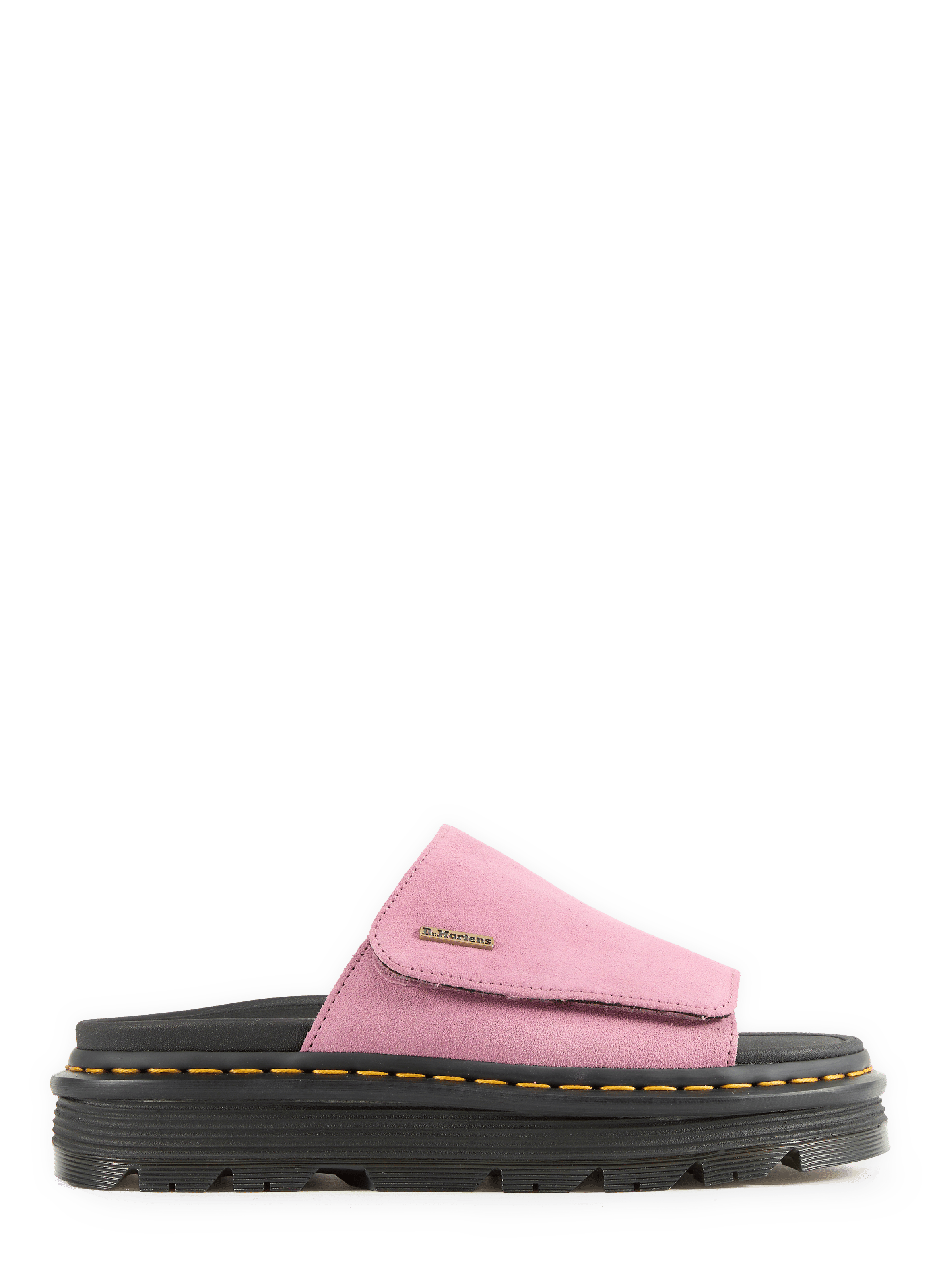 Zebzag suede platform sandals DR. MARTENS Pink
