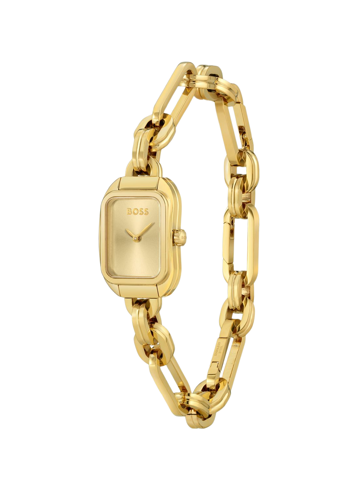 Montre quartz Hailey en acier inoxydable BOSS MONTRES Doré