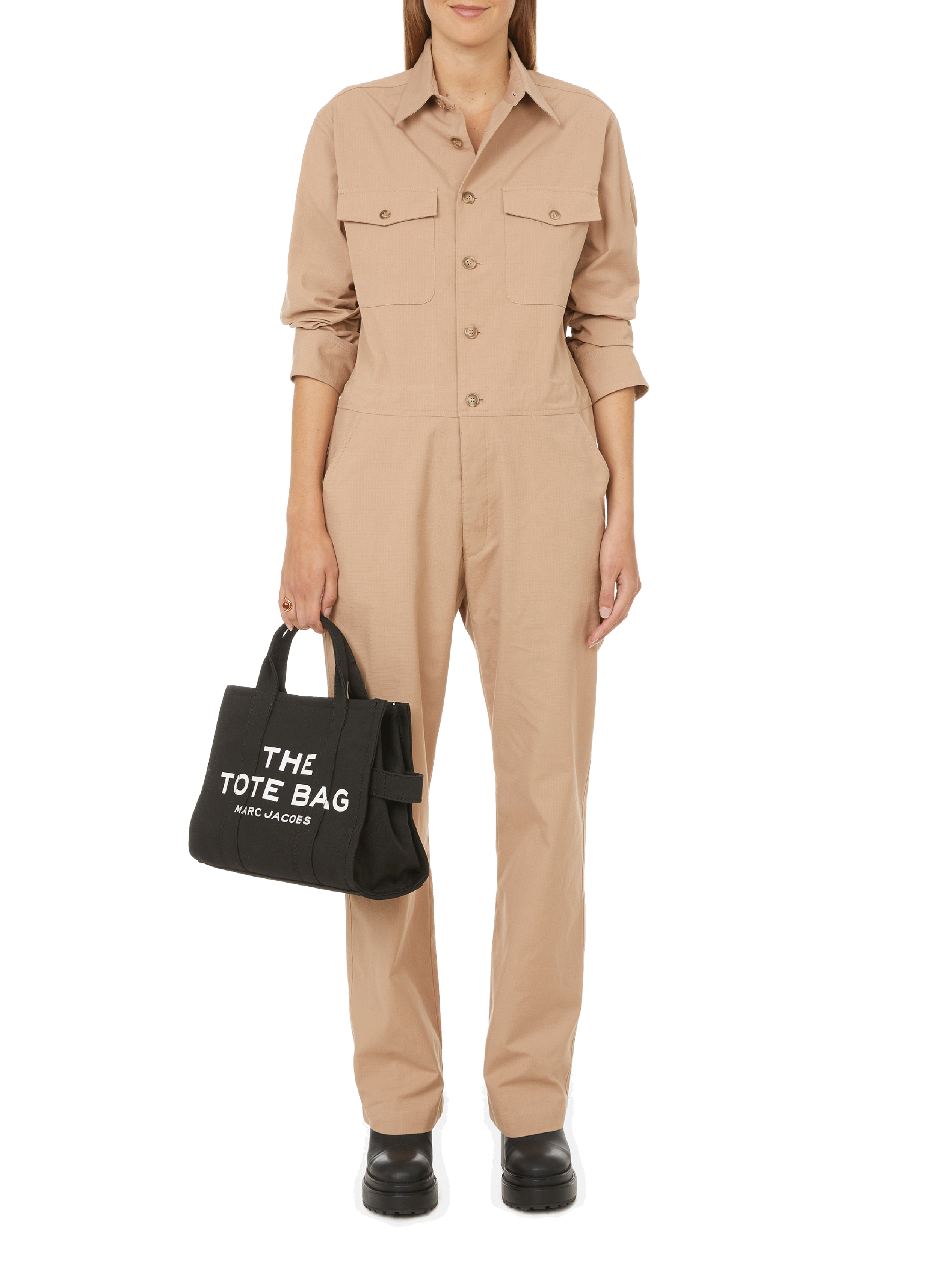 The The small canvas tote bag MARC JACOBS Black