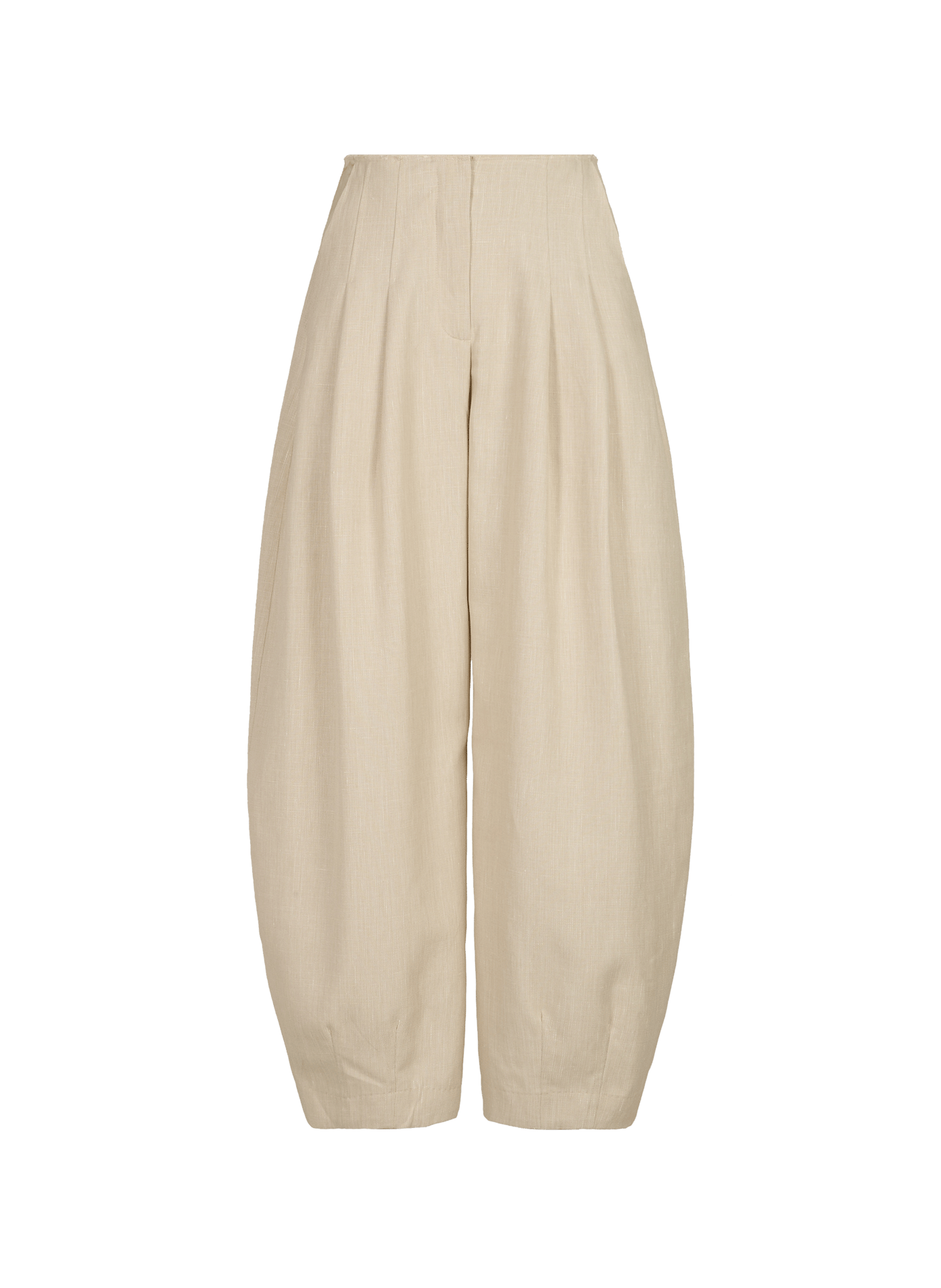 Pantaloni a palloncino vita alta TOPSHOP Beige