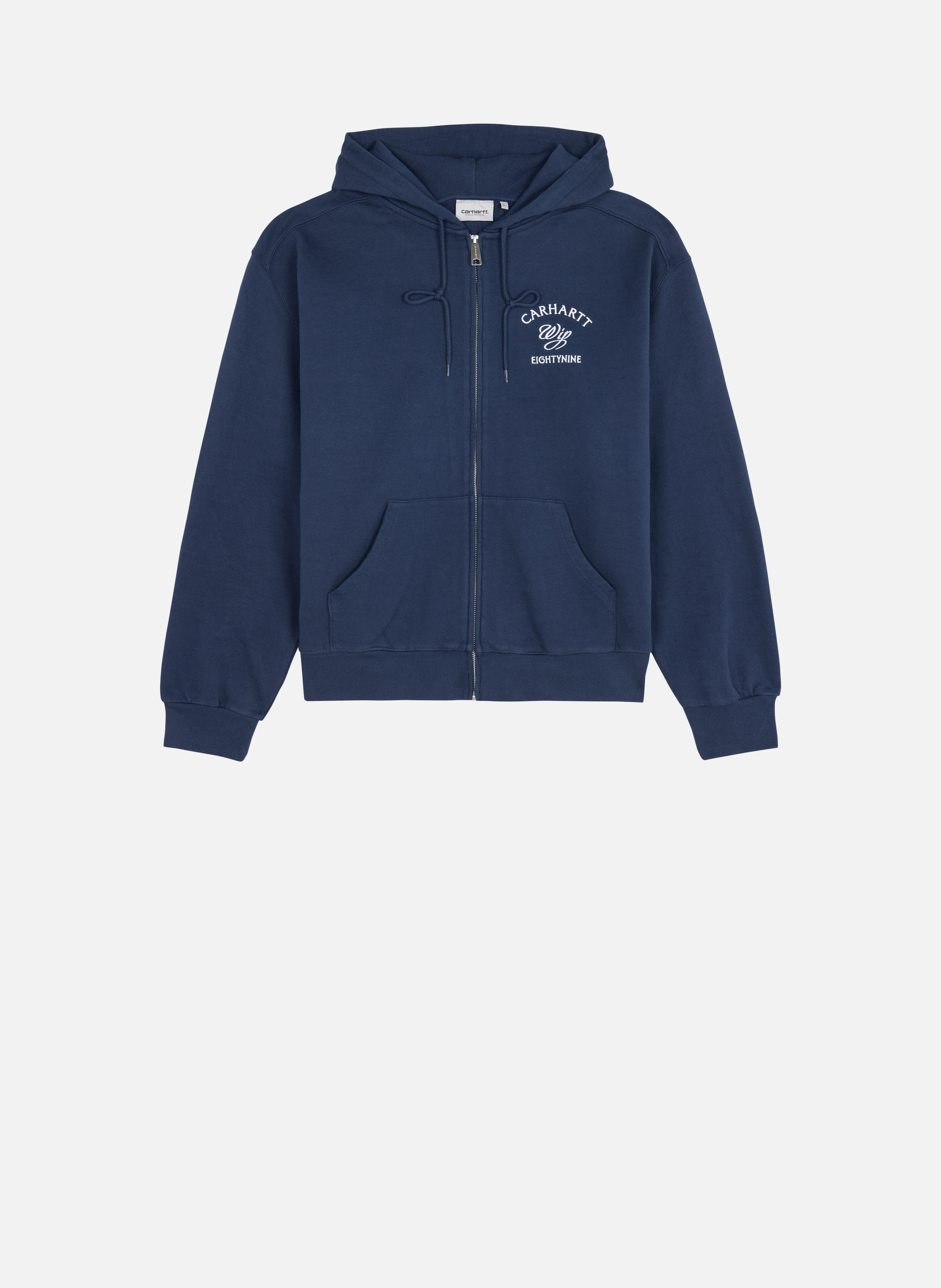 Hoodie zippé hooded eightynine sweat jacket CARHARTT WIP Bleu