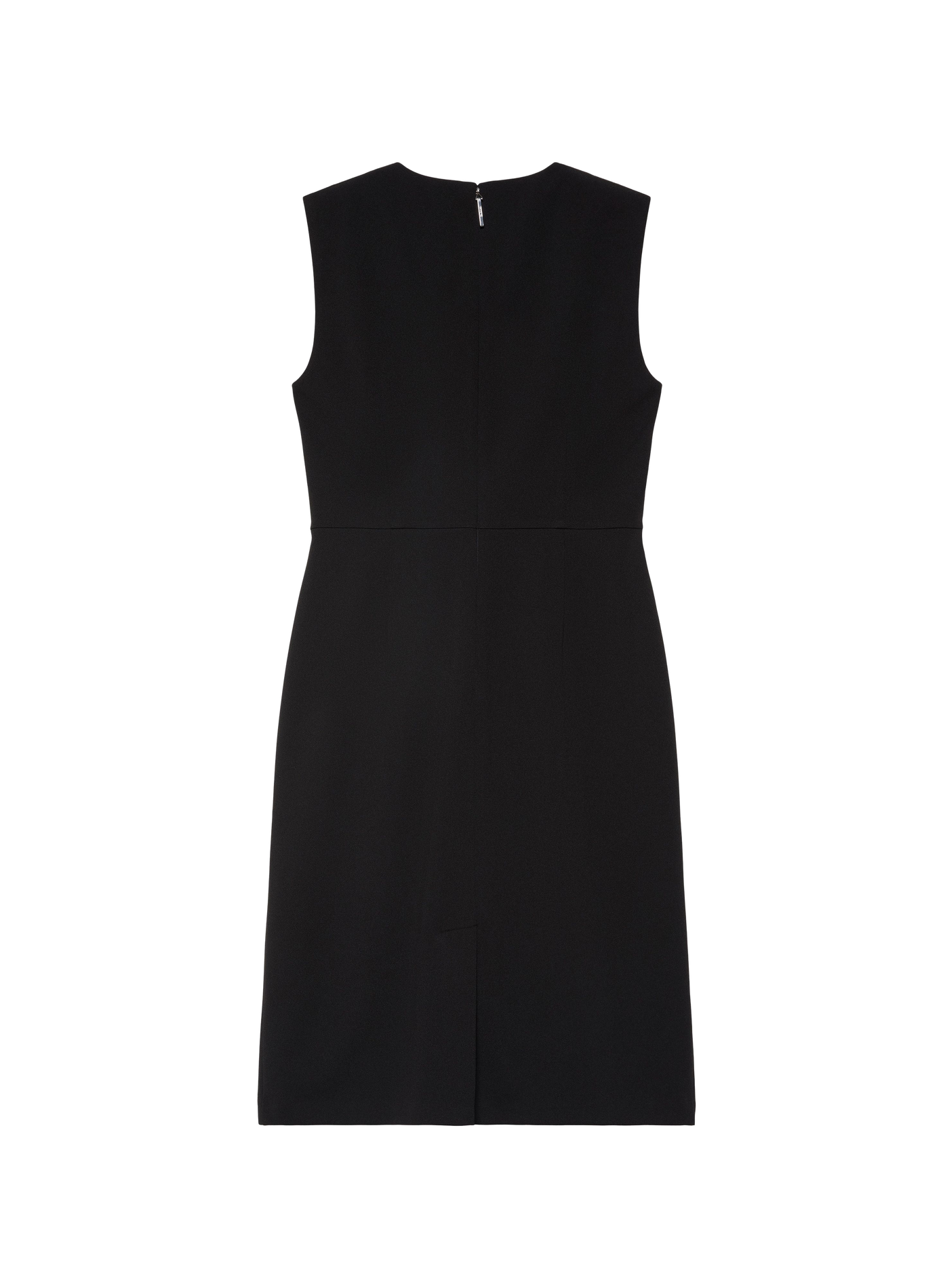 Sleeveless Straight Dress with Bow CALVIN KLEIN Black