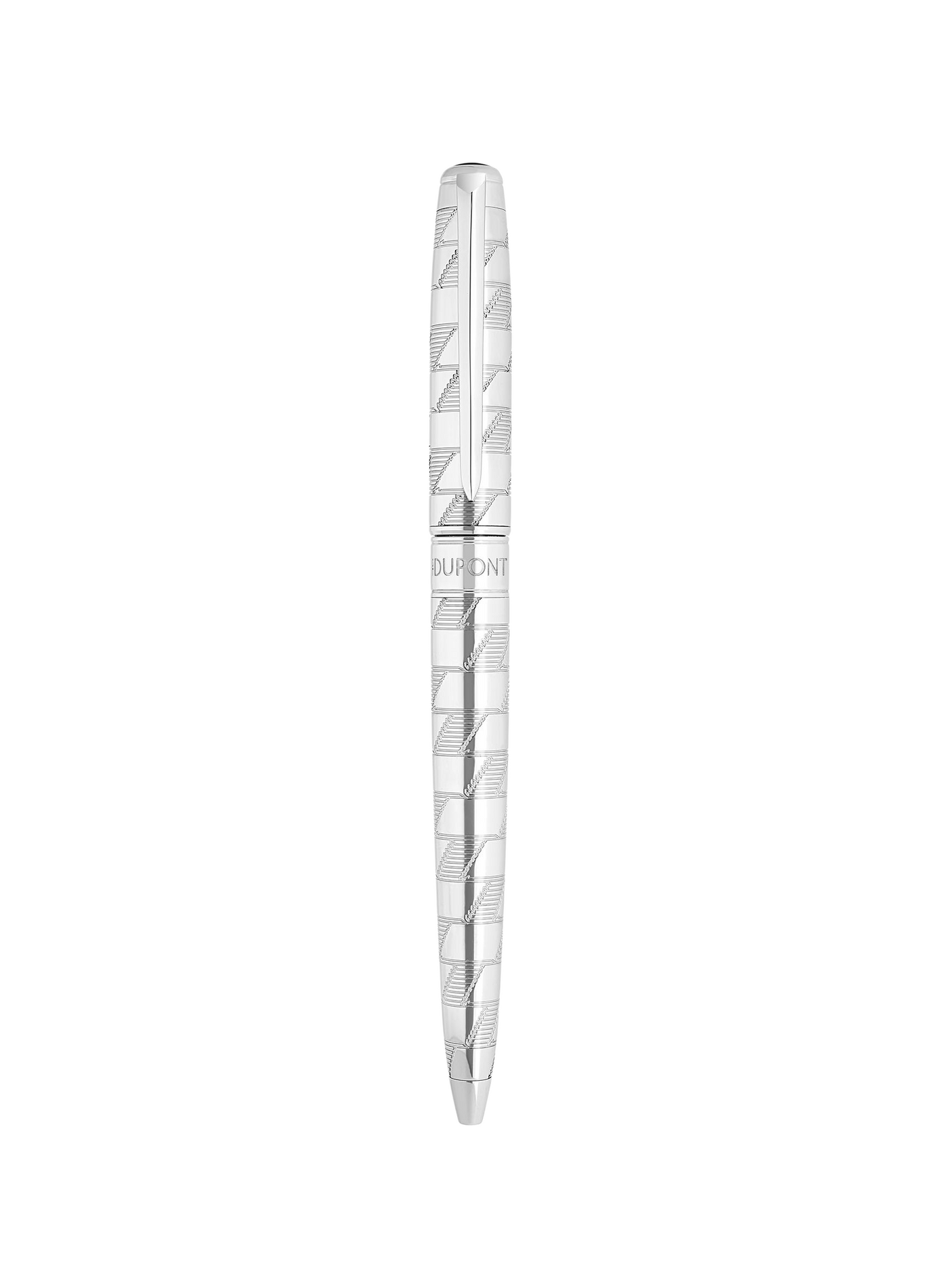 Medium Ballpoint Pen Monogram 1872 Line D Eternity S.T. DUPONT Silver