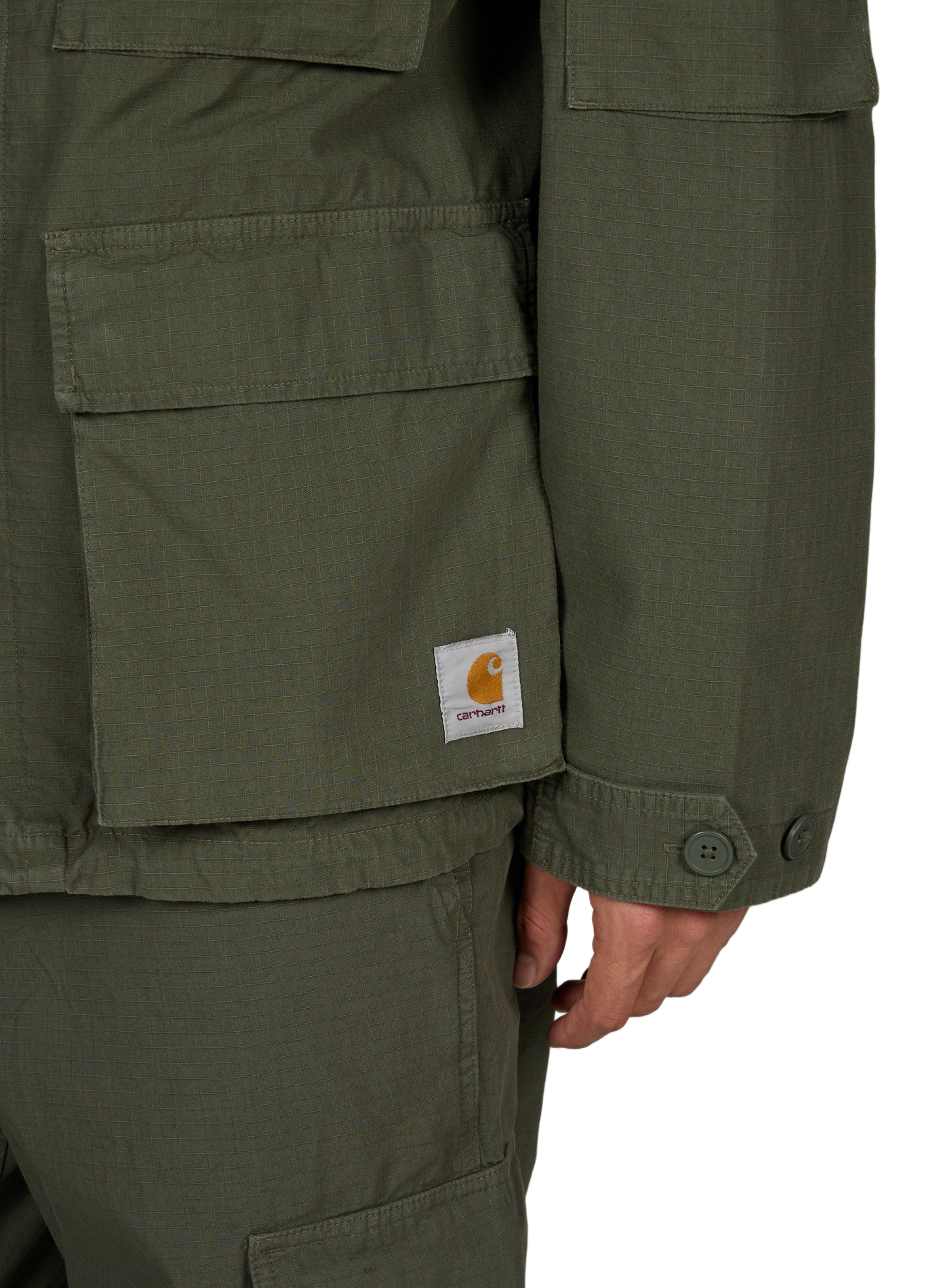 Veste cargo Mandelson en coton CARHARTT WIP Vert