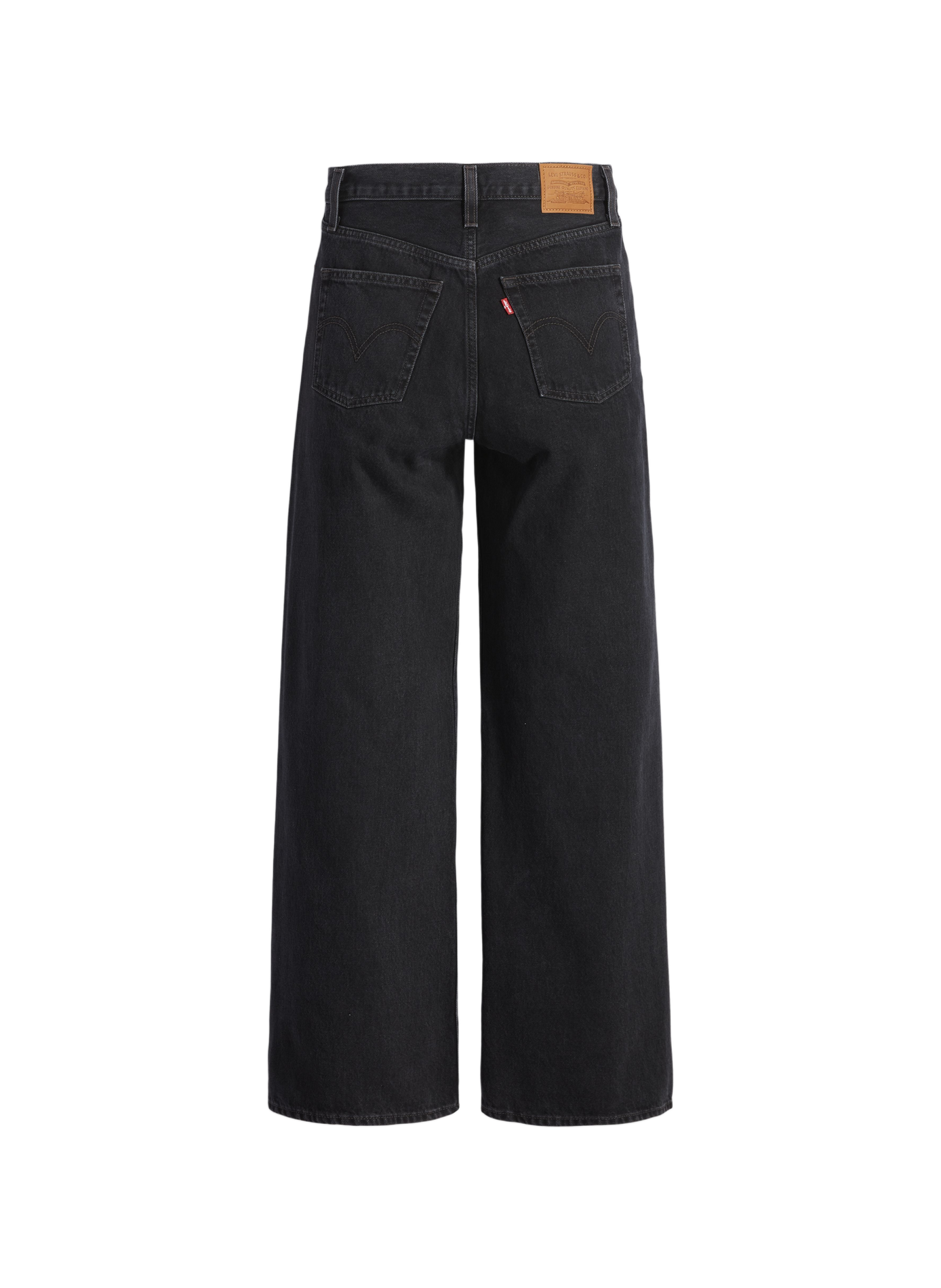 Wide cotton jeans LEVI'S Black