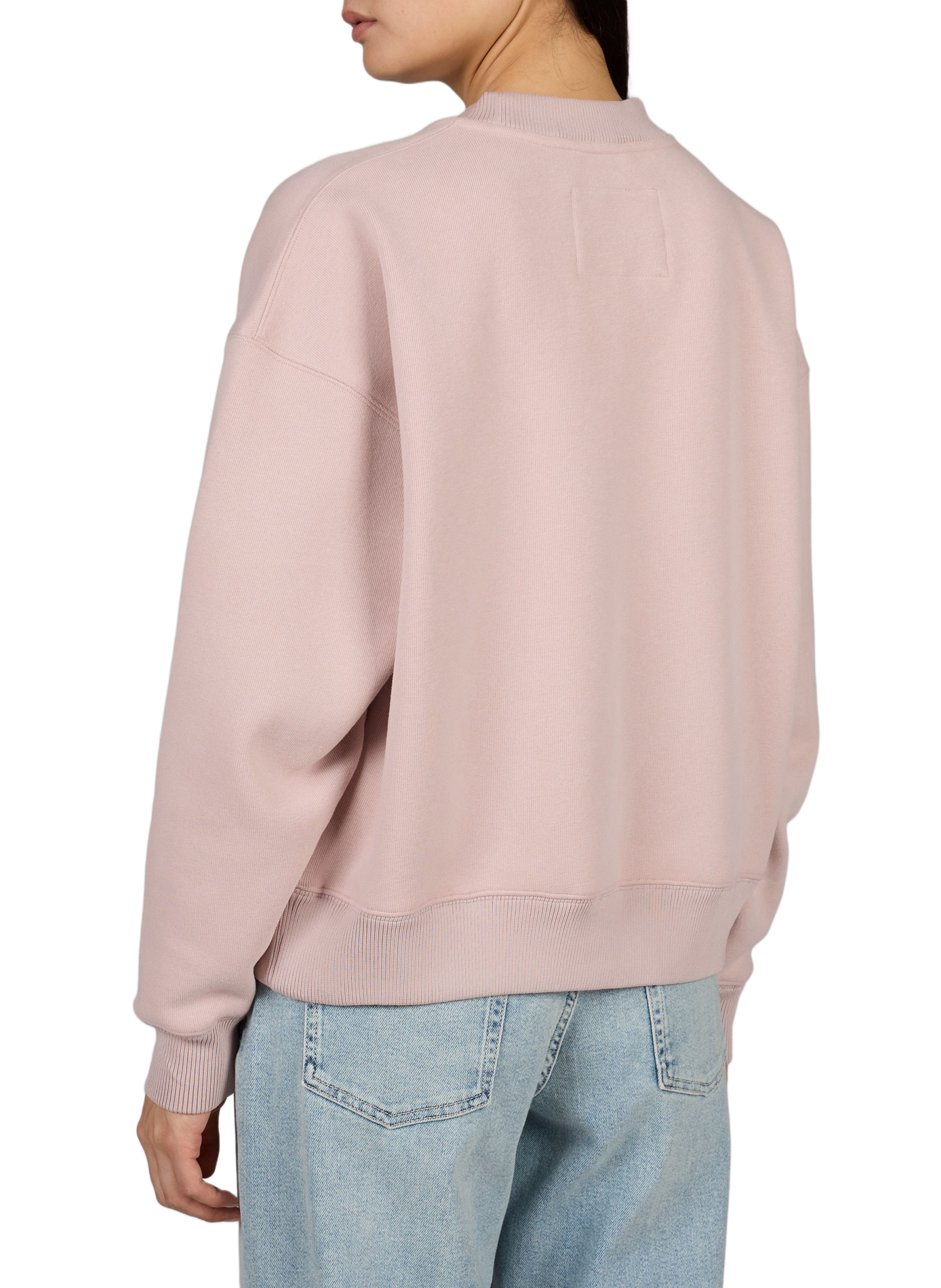 Plain sweatshirt in mixed cotton BELLEROSE Pink