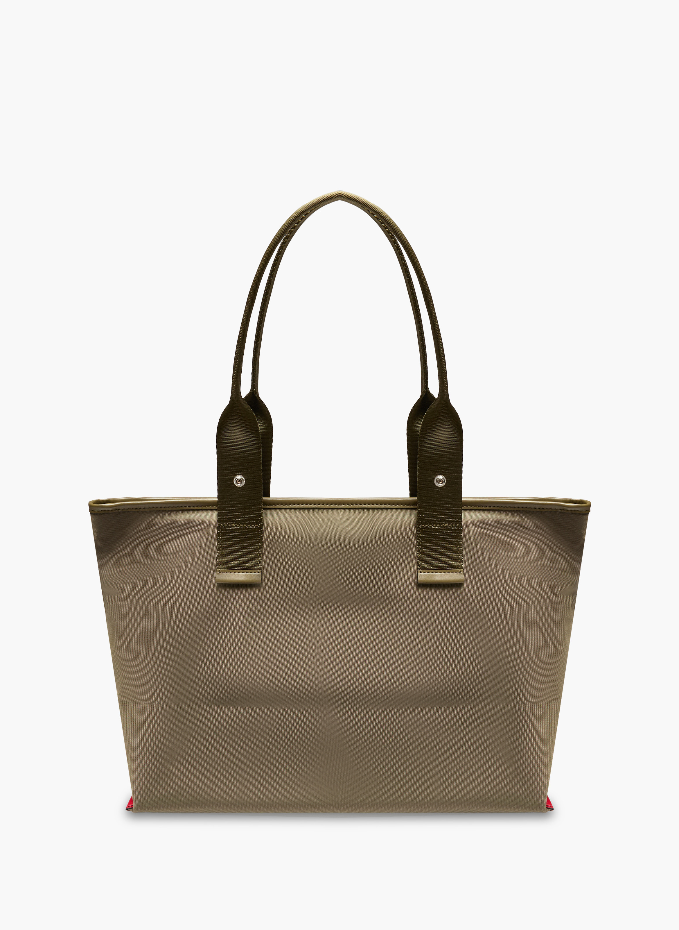 Sac cabas zippé m mistral rollable de lancel en nylon LANCEL Vert