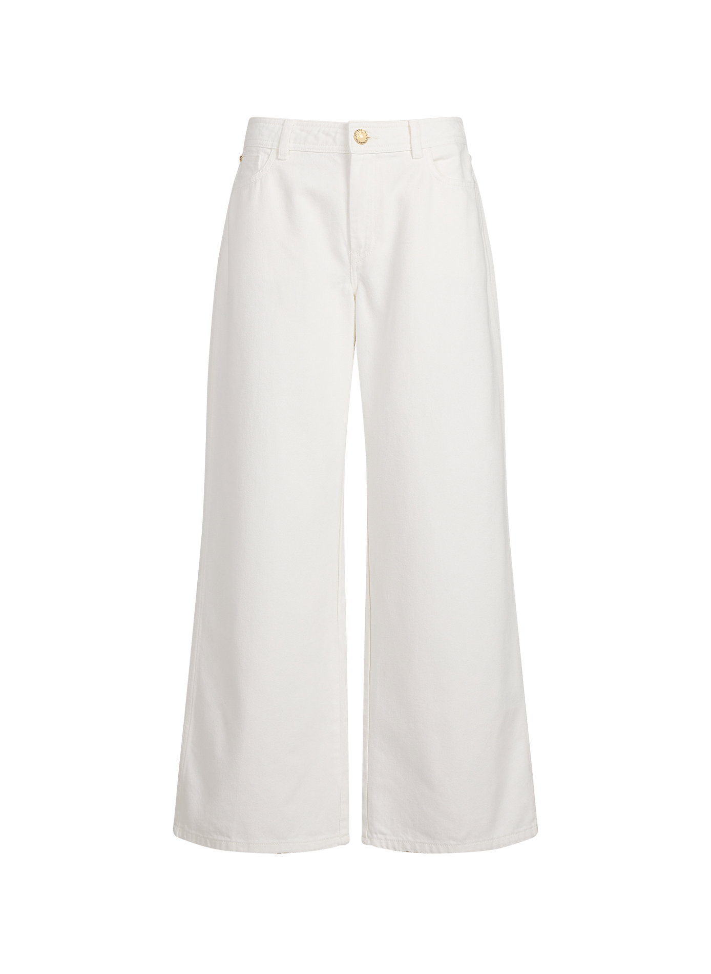 Marciano wide-leg jeans in cotton blend GUESS Beige