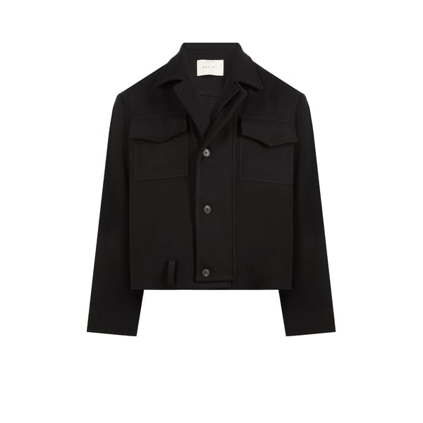 Veste en laine vierge et cachemire mélangés