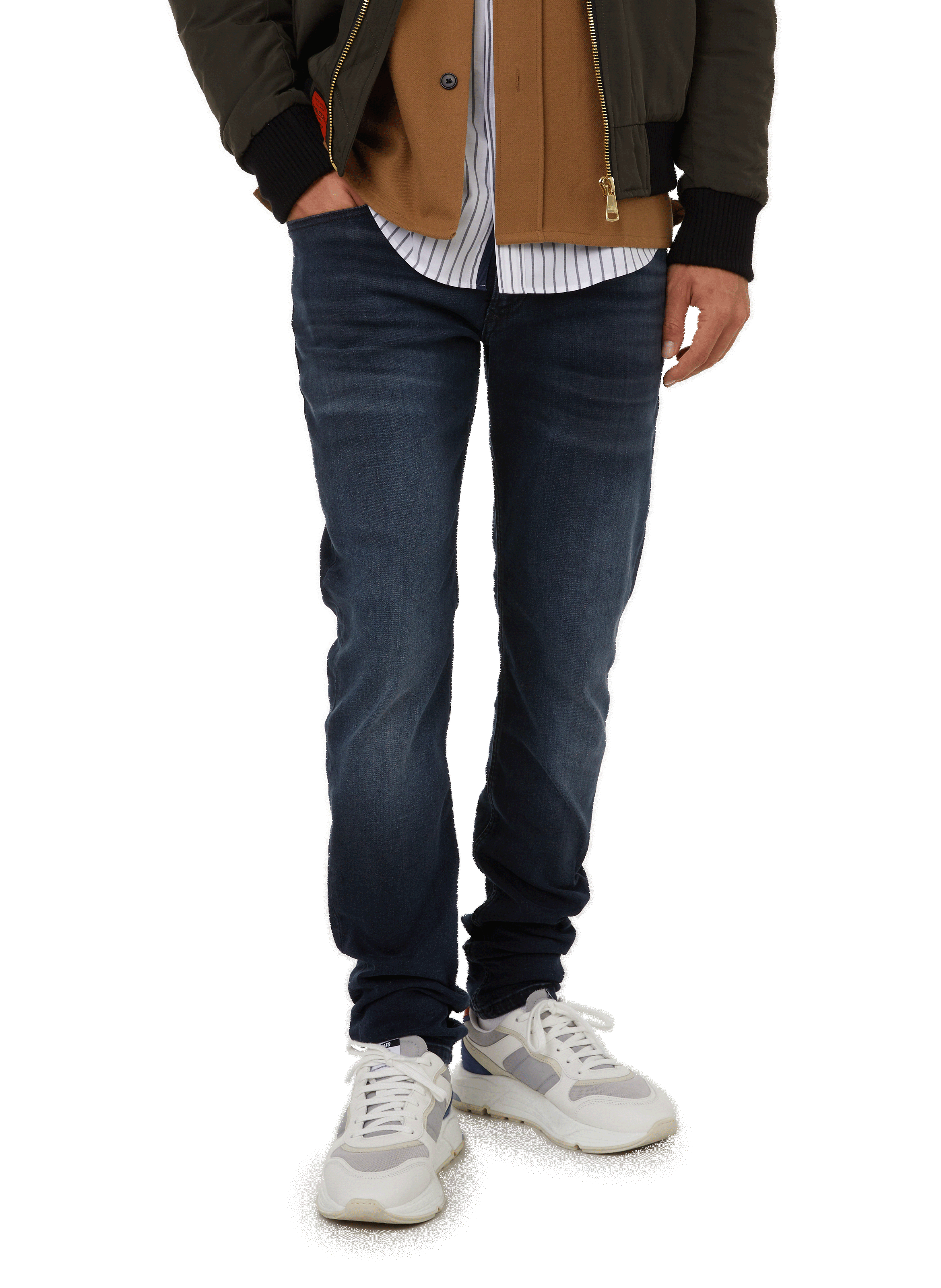 DIESEL Jean skinny en coton stretch Bleu