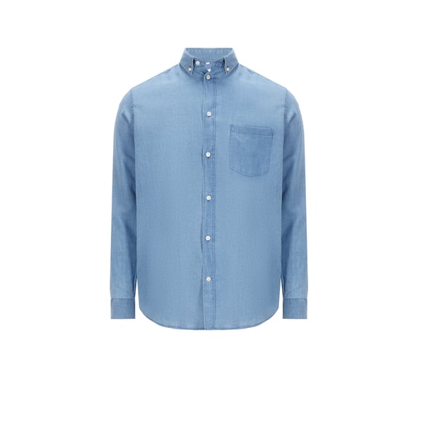 Chemise en lin et coton Denim Chemise en lin et coton Denim