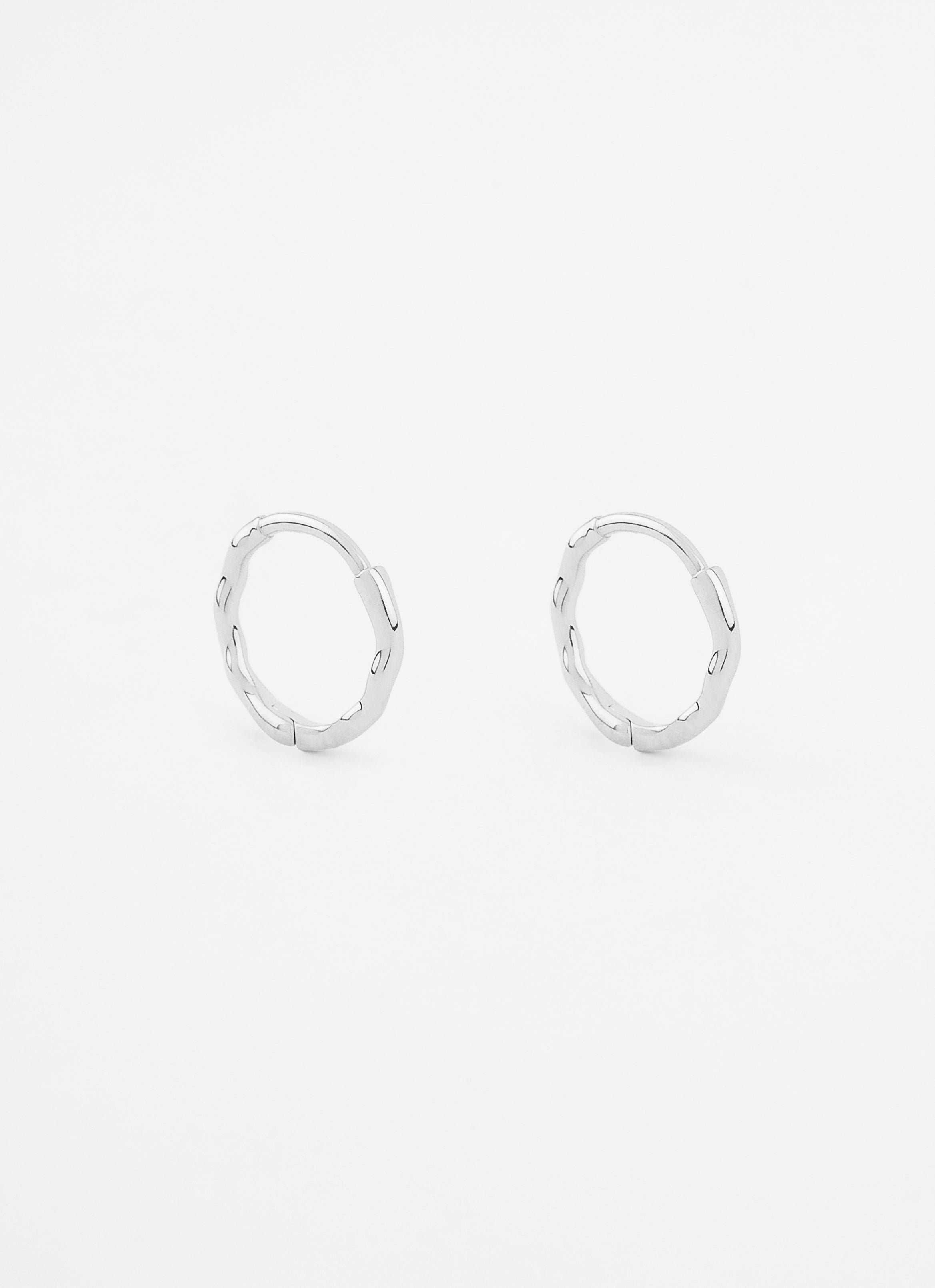 Créoles coral onde argent 925 ANNA SOTTILOTTA Argent