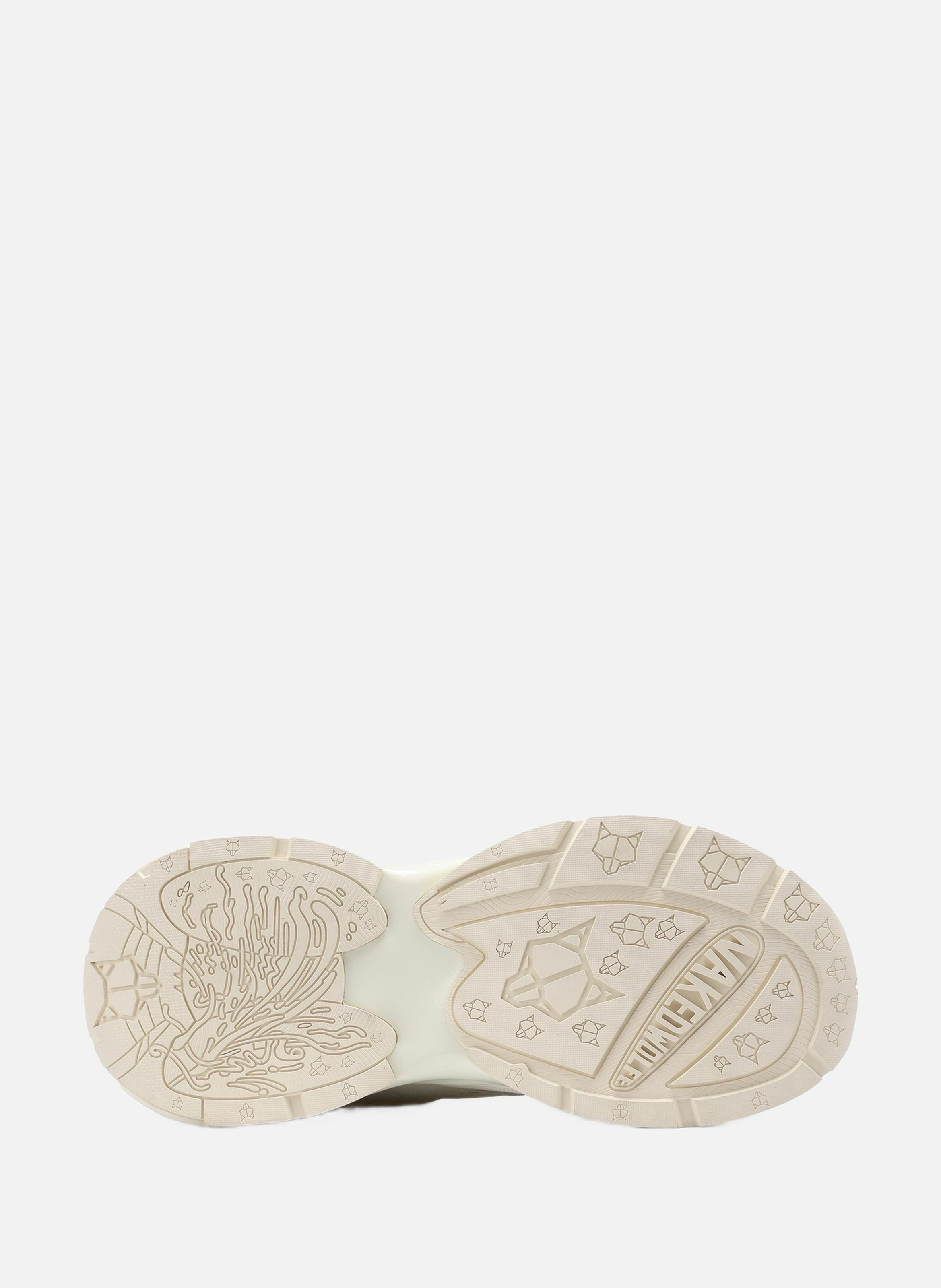 Baskets smash NAKED WOLFE Blanc