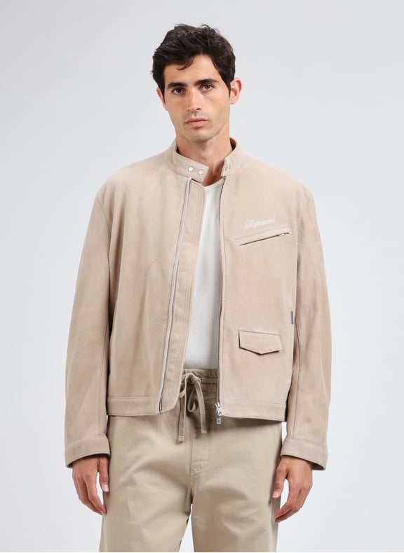 Goat leather jacket Beige by REPRESENT REPRESENT Goat leather jacket Beige