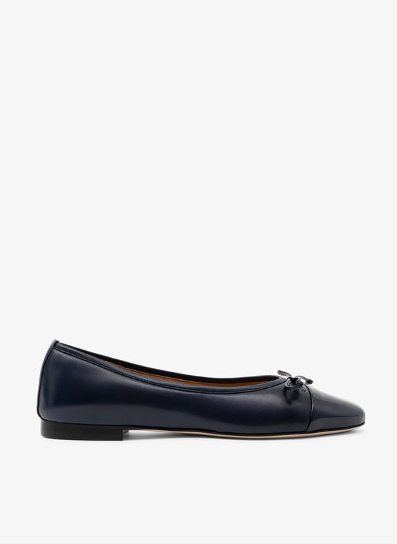 Ballerines java en nappa/vernis Bleu by PARALLELE PARALLELE Ballerines java en nappa/vernis Bleu