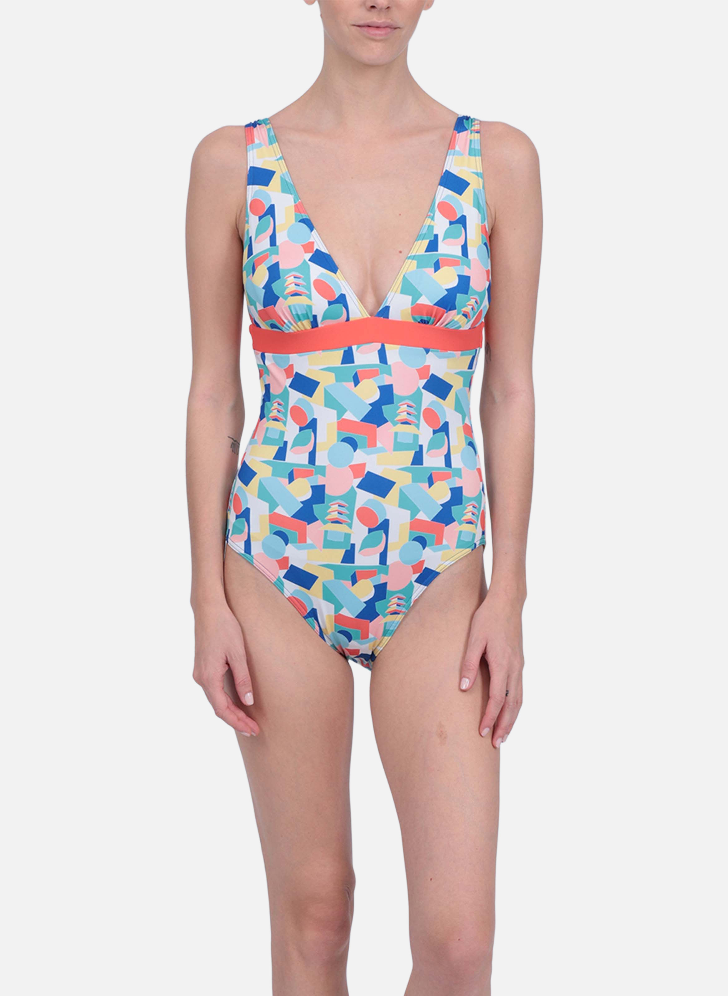 Maillot de bain une pièce   caroline derveaux GILI'S Orange