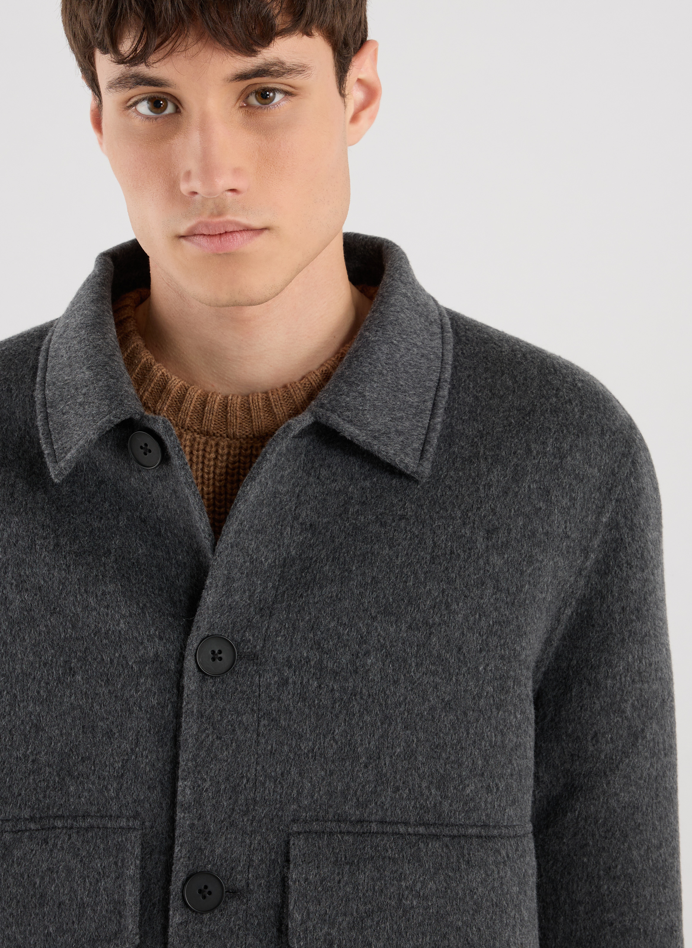 Light wool F Emy jacket SAISON 1865 Grey