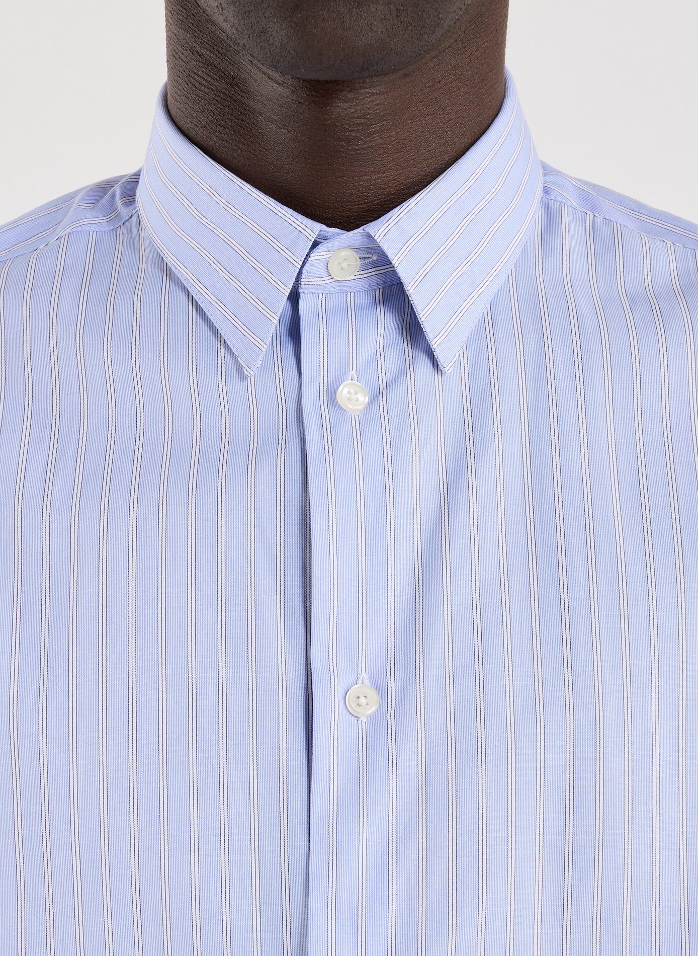 Cotton shirt AU PRINTEMPS PARIS Blue