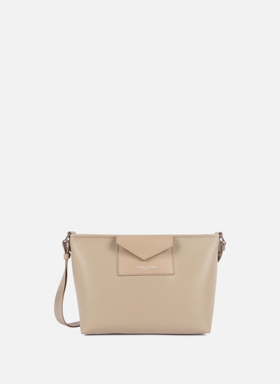 Sac trotteur - maya double kba Beige by LANCASTER LANCASTER Sac trotteur - maya double kba Beige