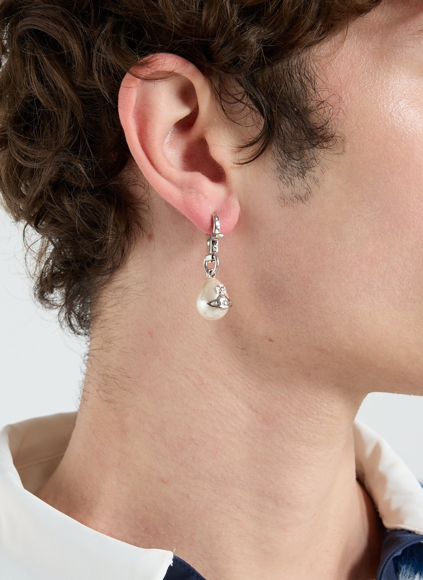 Boucle d'oreille Claude VIVIENNE WESTWOOD Argent