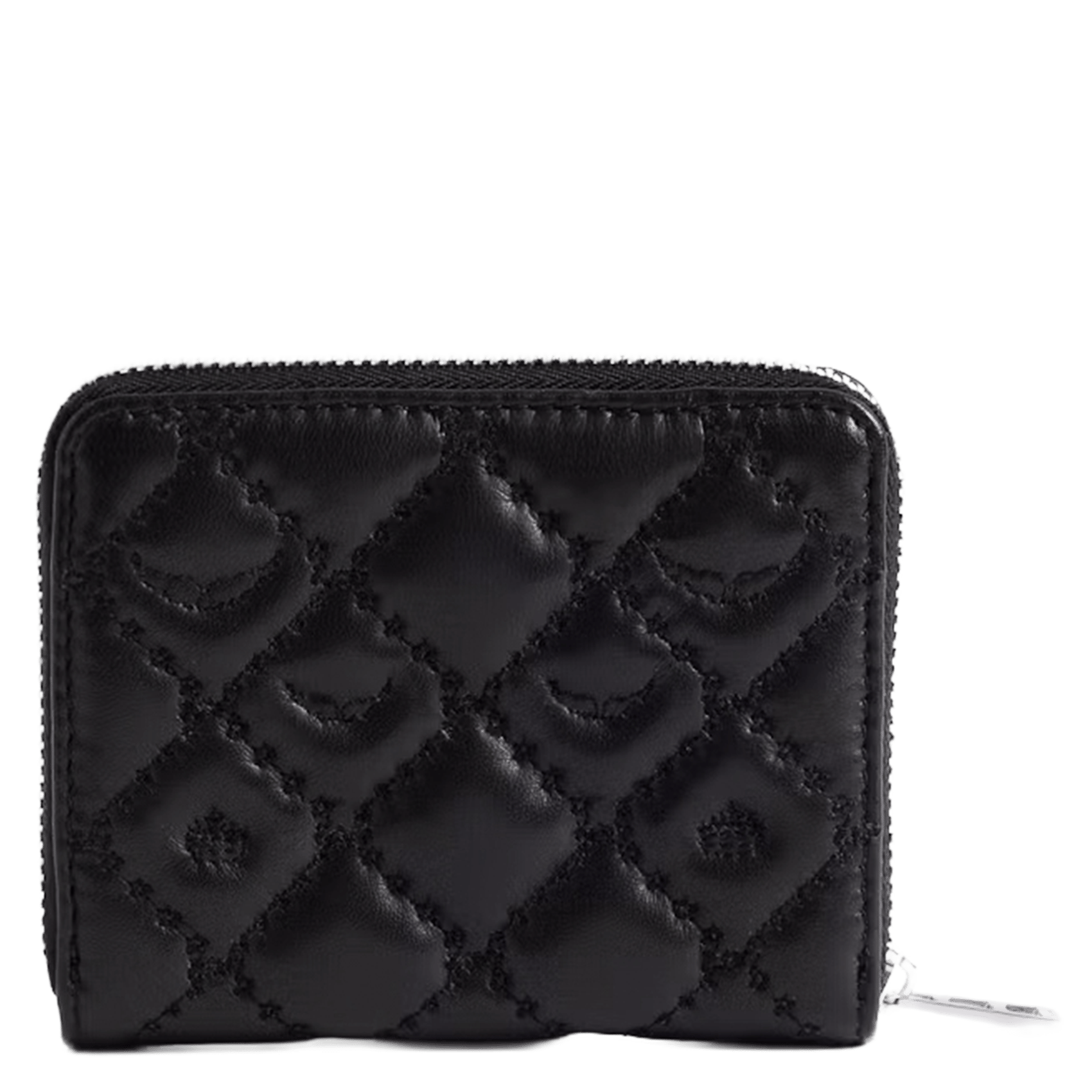 Porte-monnaie en cuir matelassé mini zv ZADIG&VOLTAIRE Noir