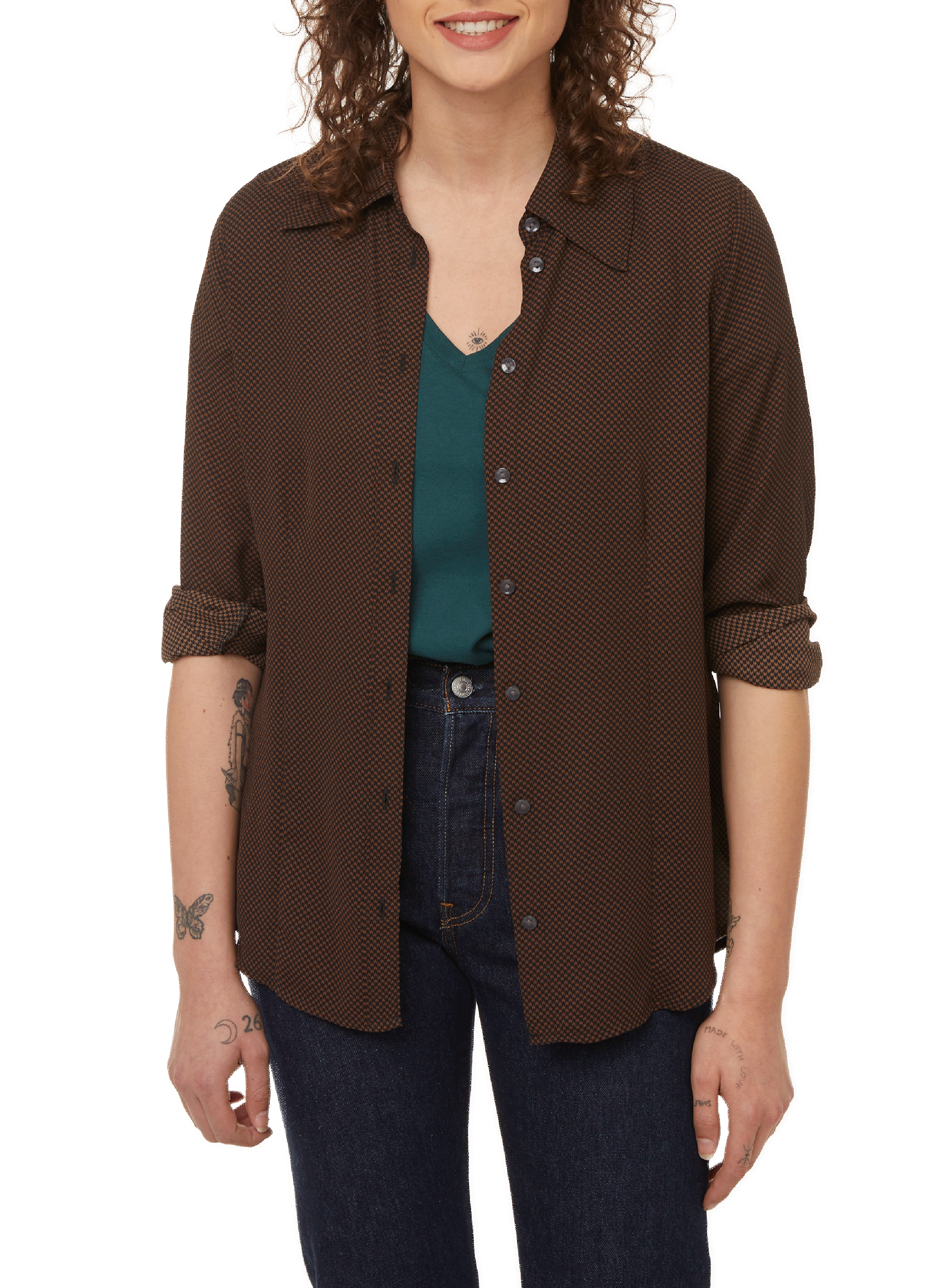 LEVI'S Blouse Maeve en polyester Marron