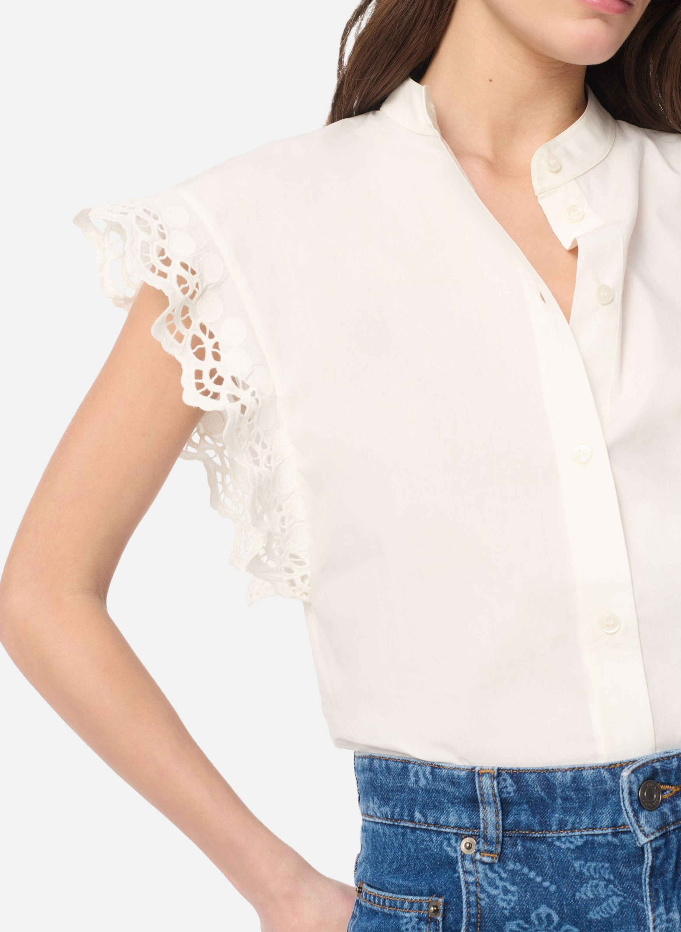 Blouse Gifty VANESSA BRUNO Blanc