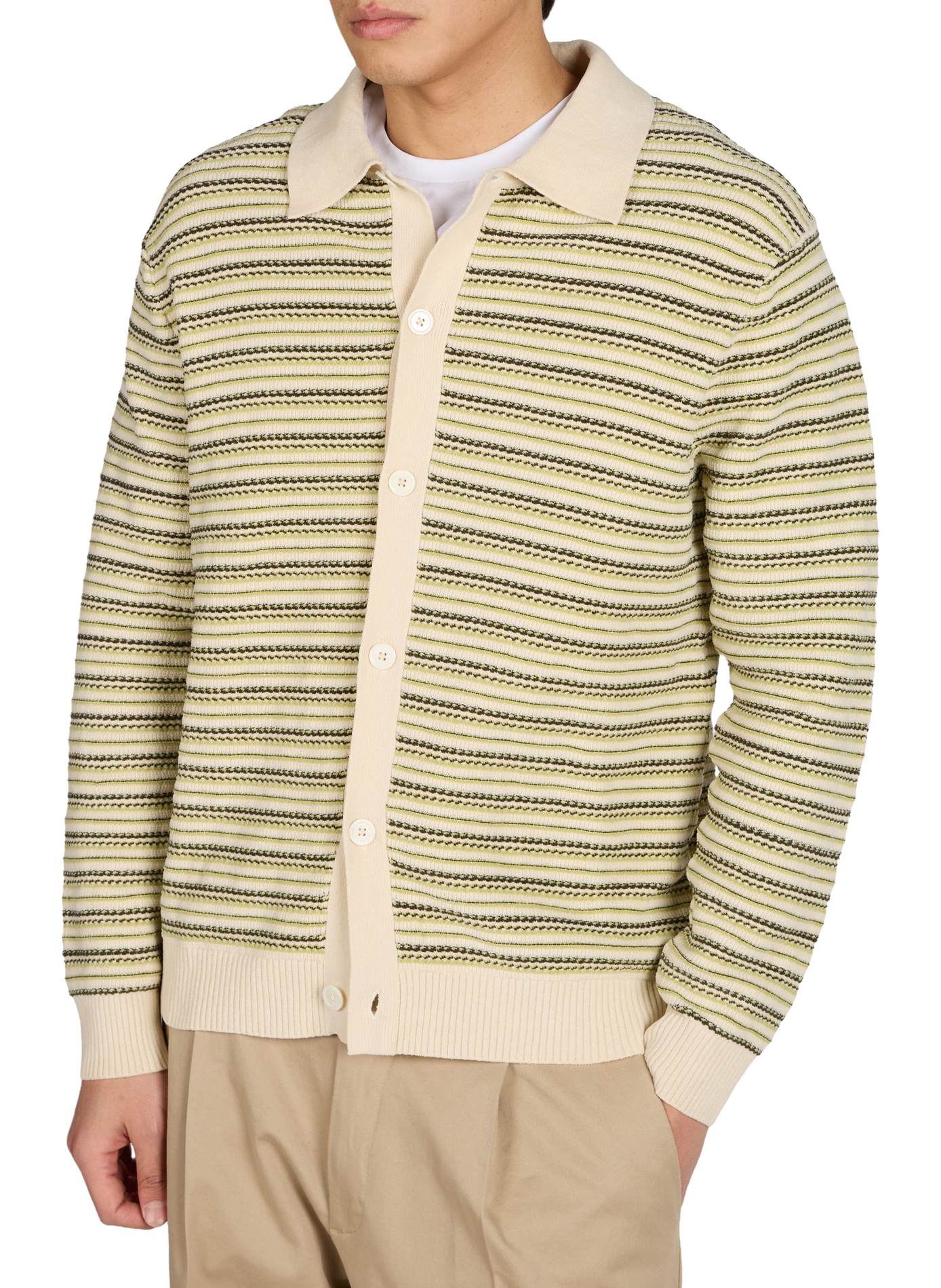 Cotton Jackie cardigan NN.07 Beige