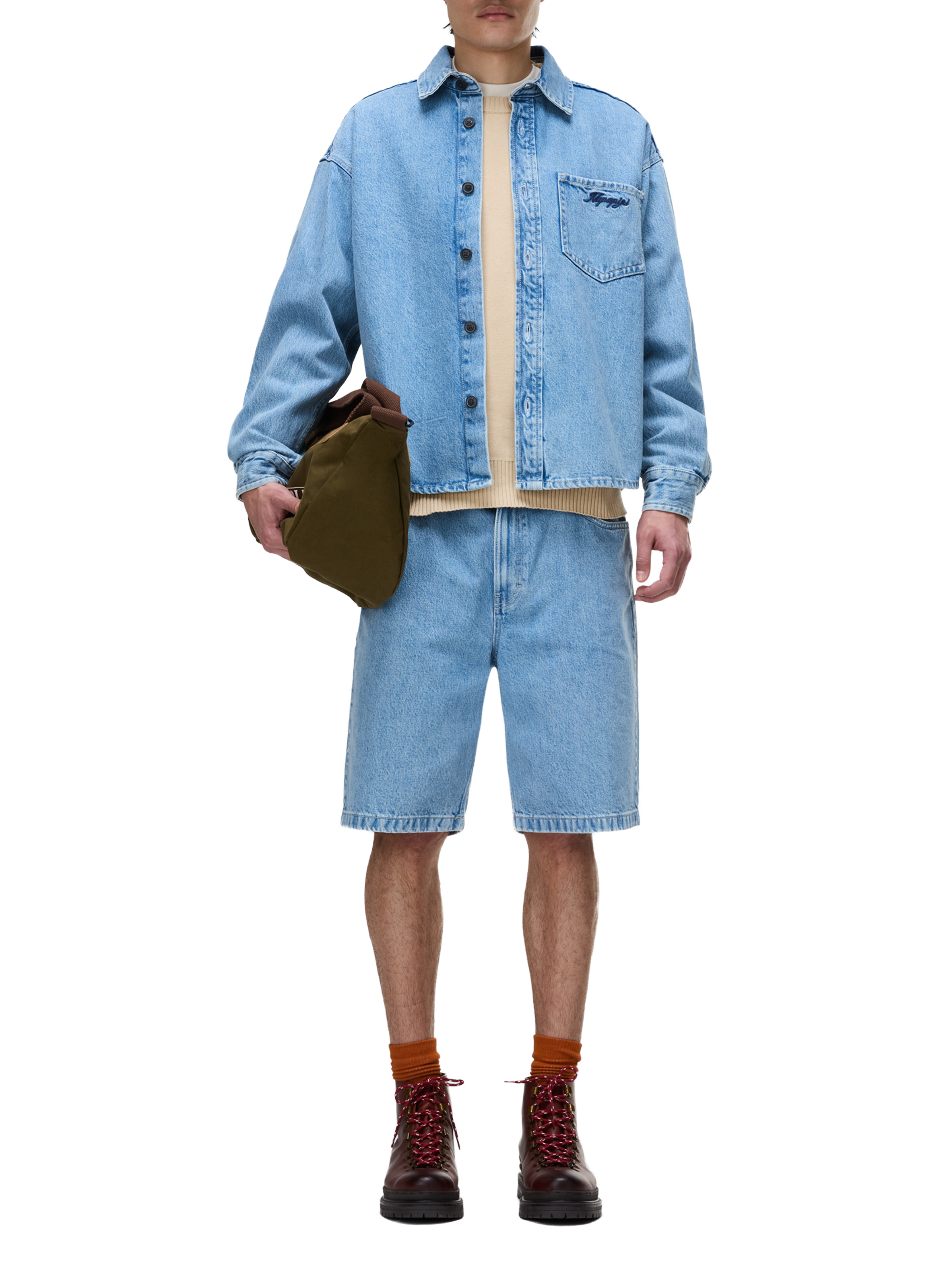 Surchemise en jean en coton NAPAPIJRI Bleu