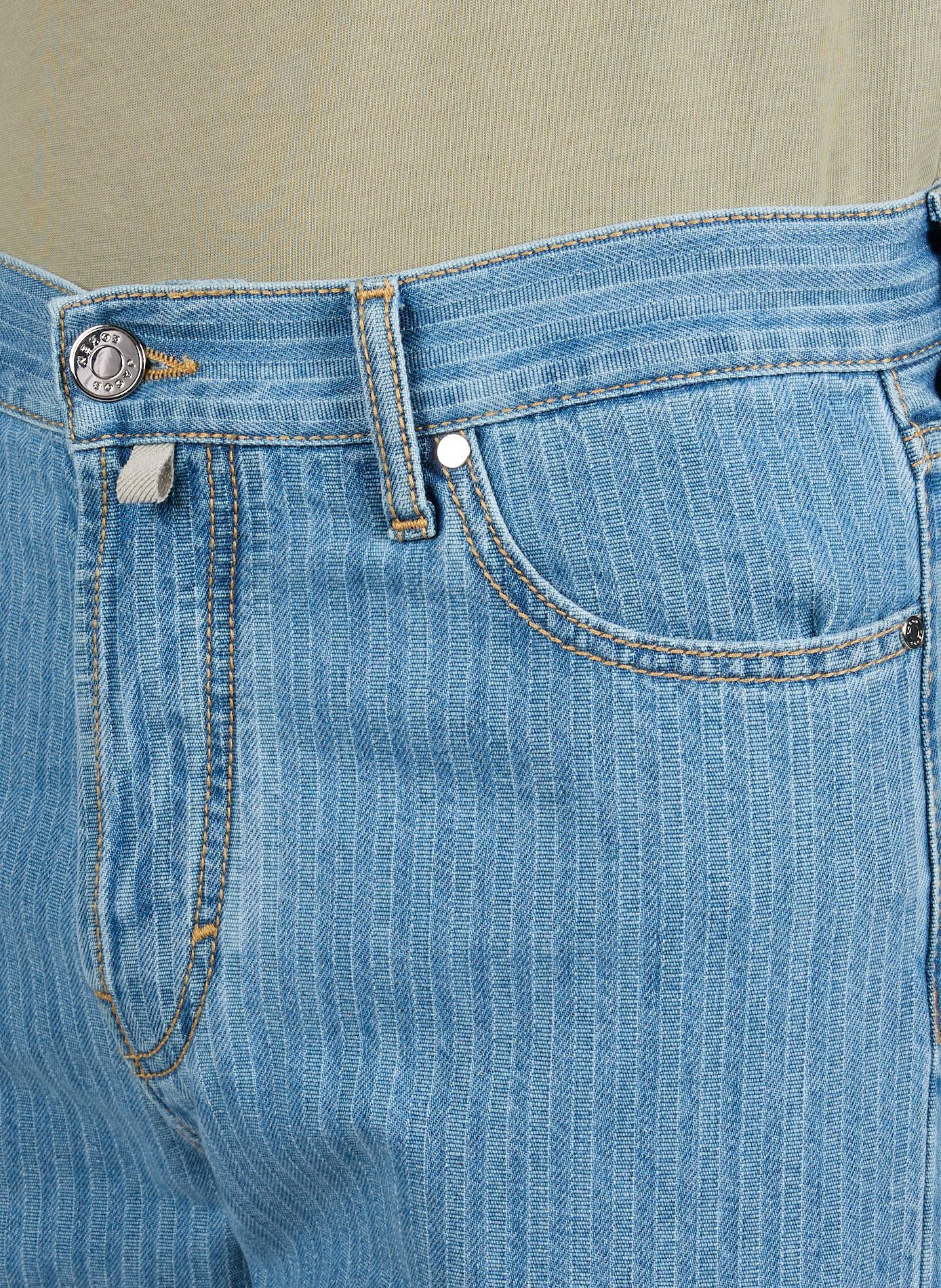 Jean droit en coton JACOB COHEN Bleu