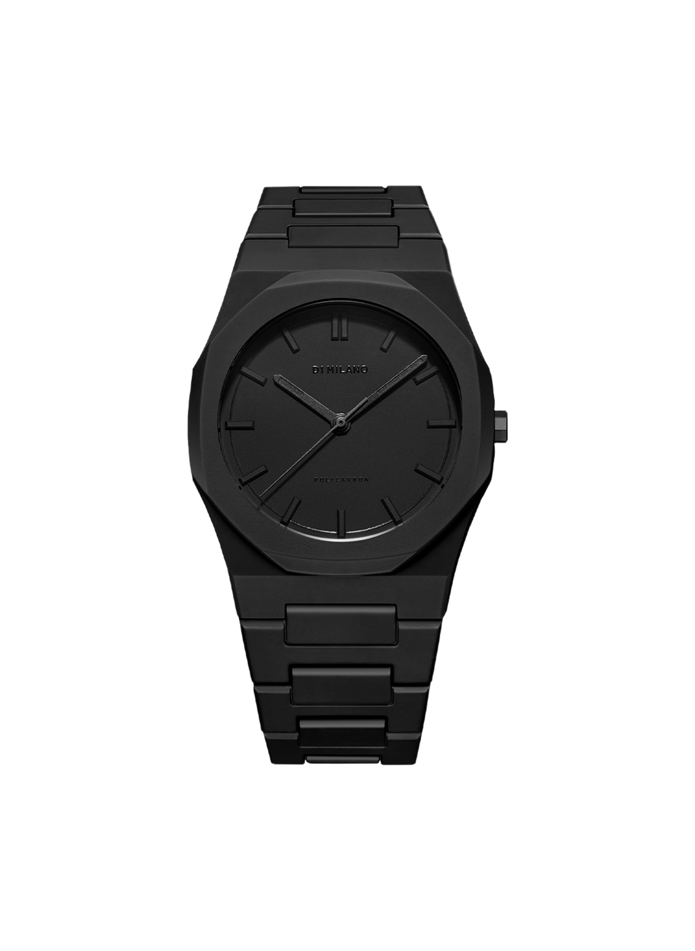Montre Shadow en polycarbonate D1 MILANO Noir
