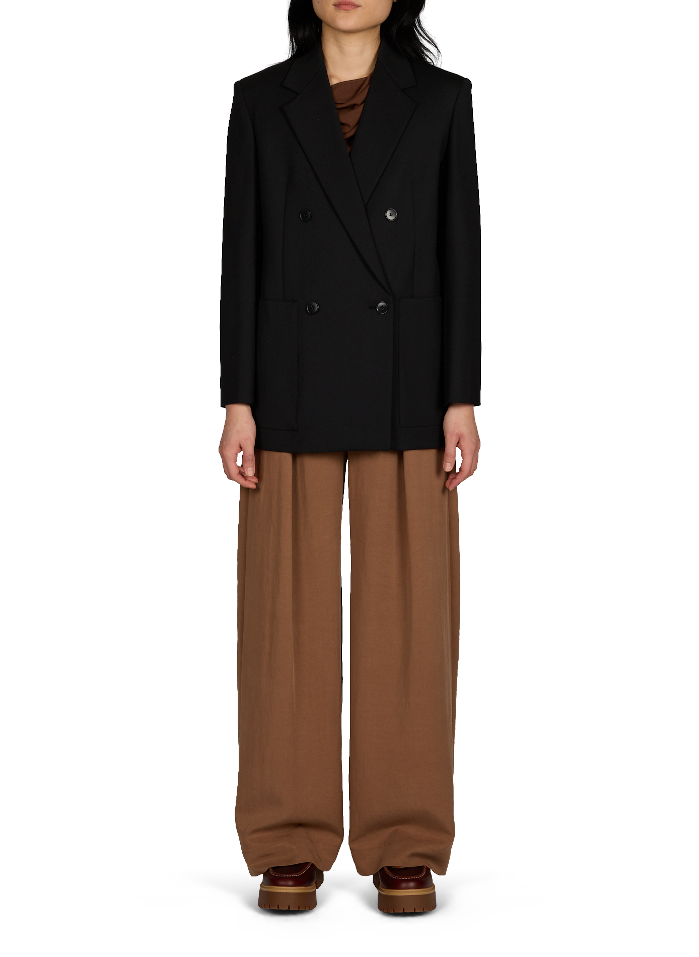 Veste de tailleur unie MAX MARA WEEK END Noir