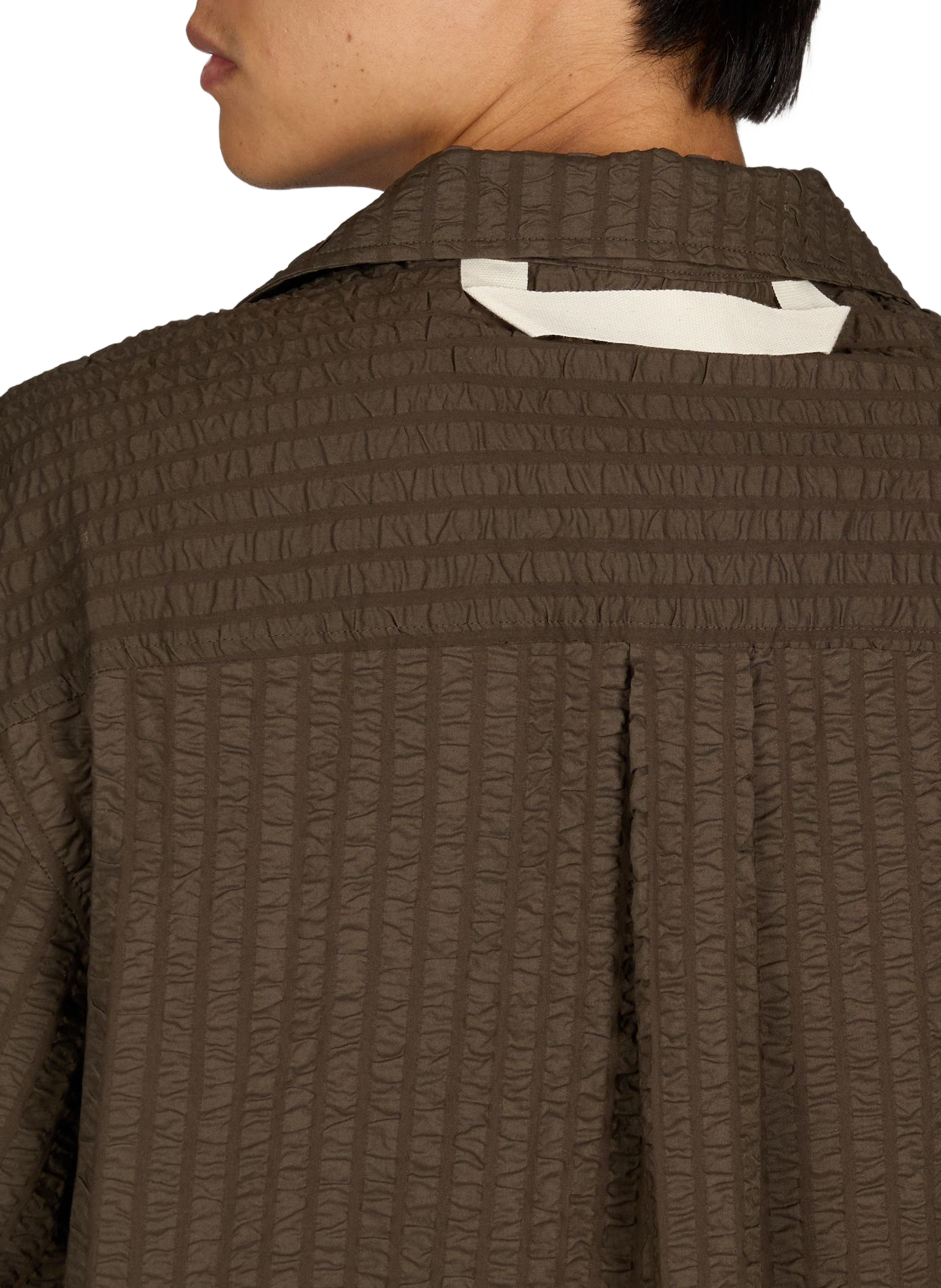 Camisa de mangas cortas texturizada MERELY MADE Verde