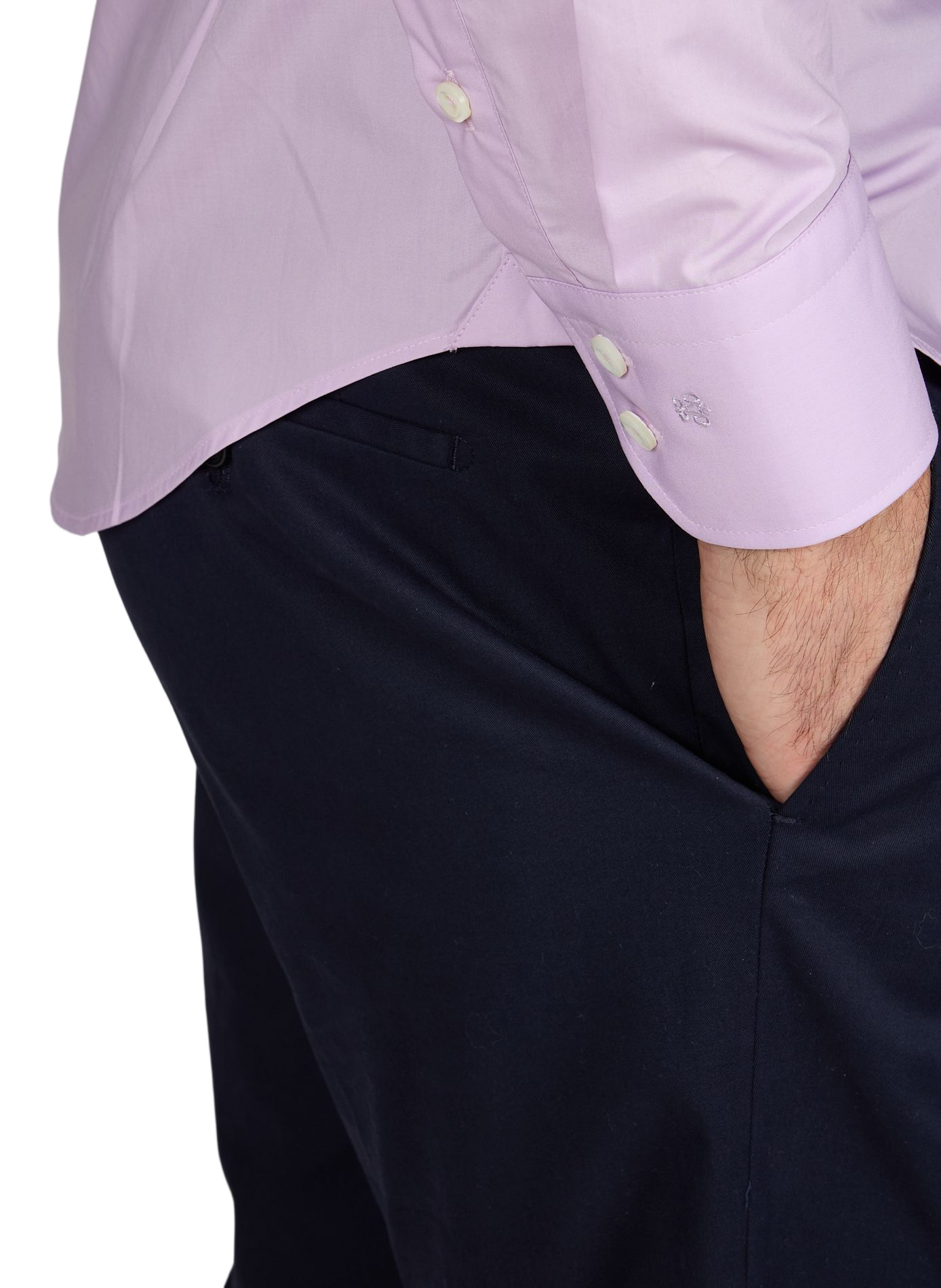 Chemise unie en coton VAN LAACK Rose