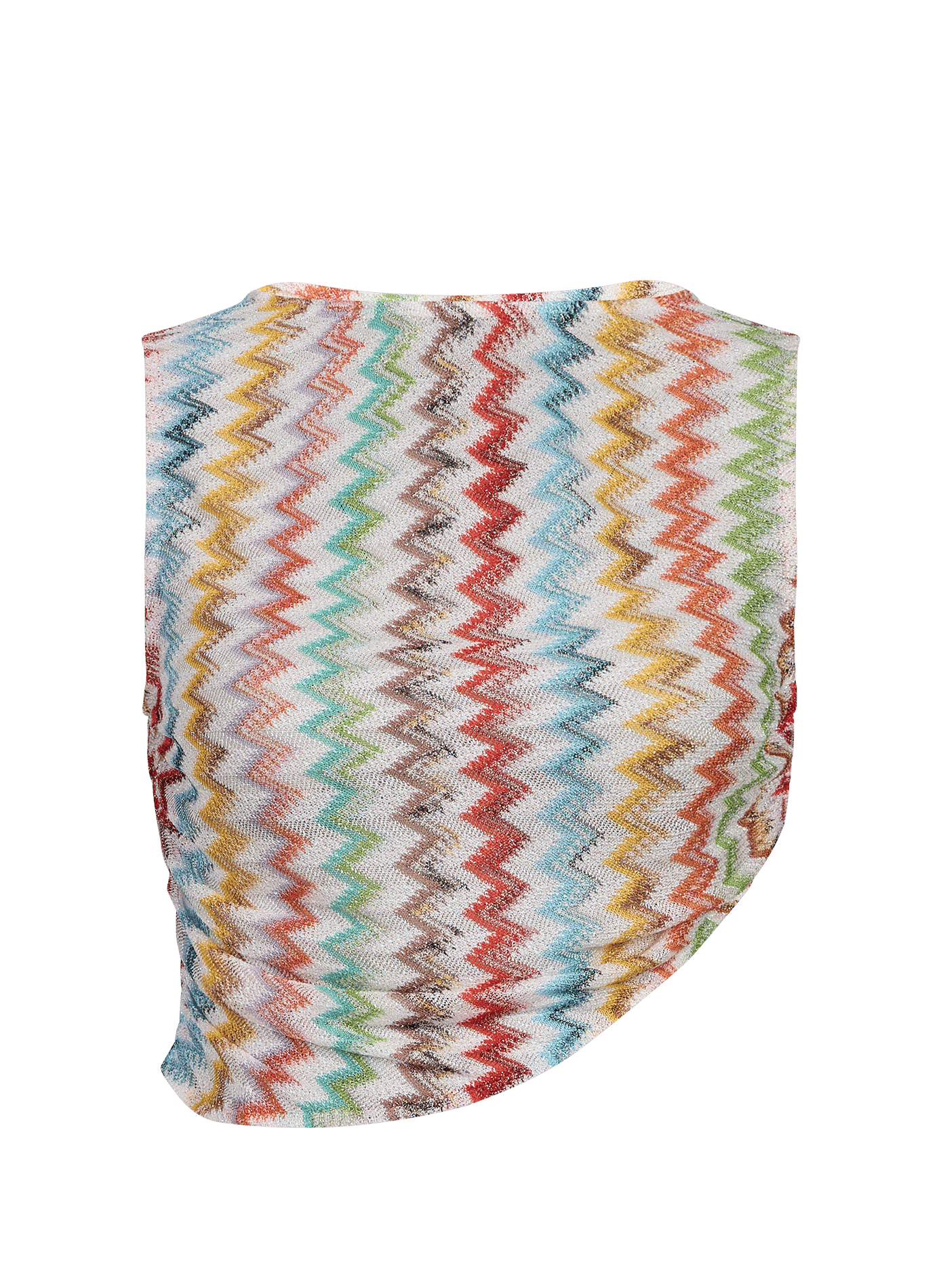 Top in shiny knit with zigzag pattern MISSONI Multicolour