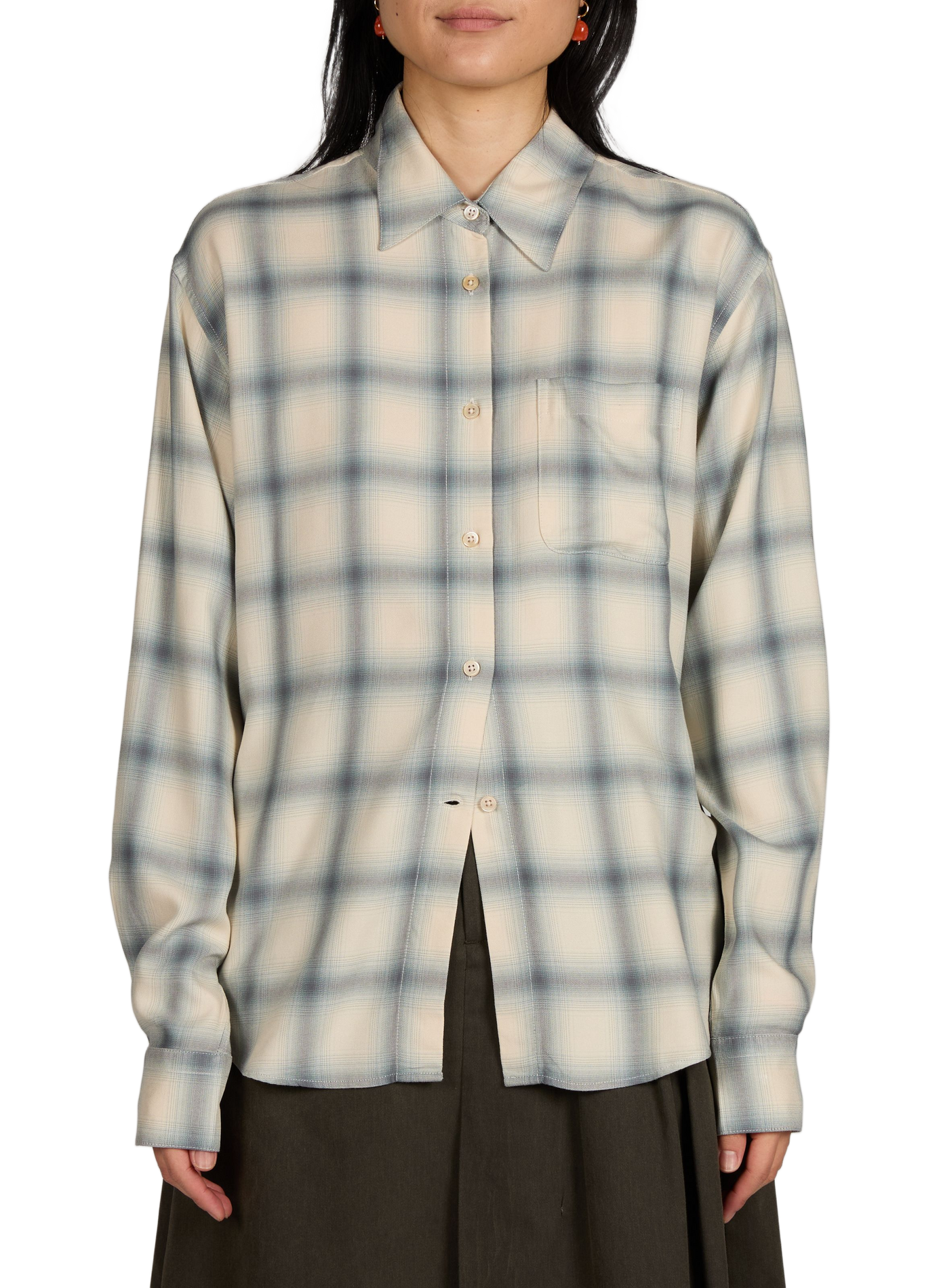 Loose-fit check shirt OUR LEGACY Multicolour