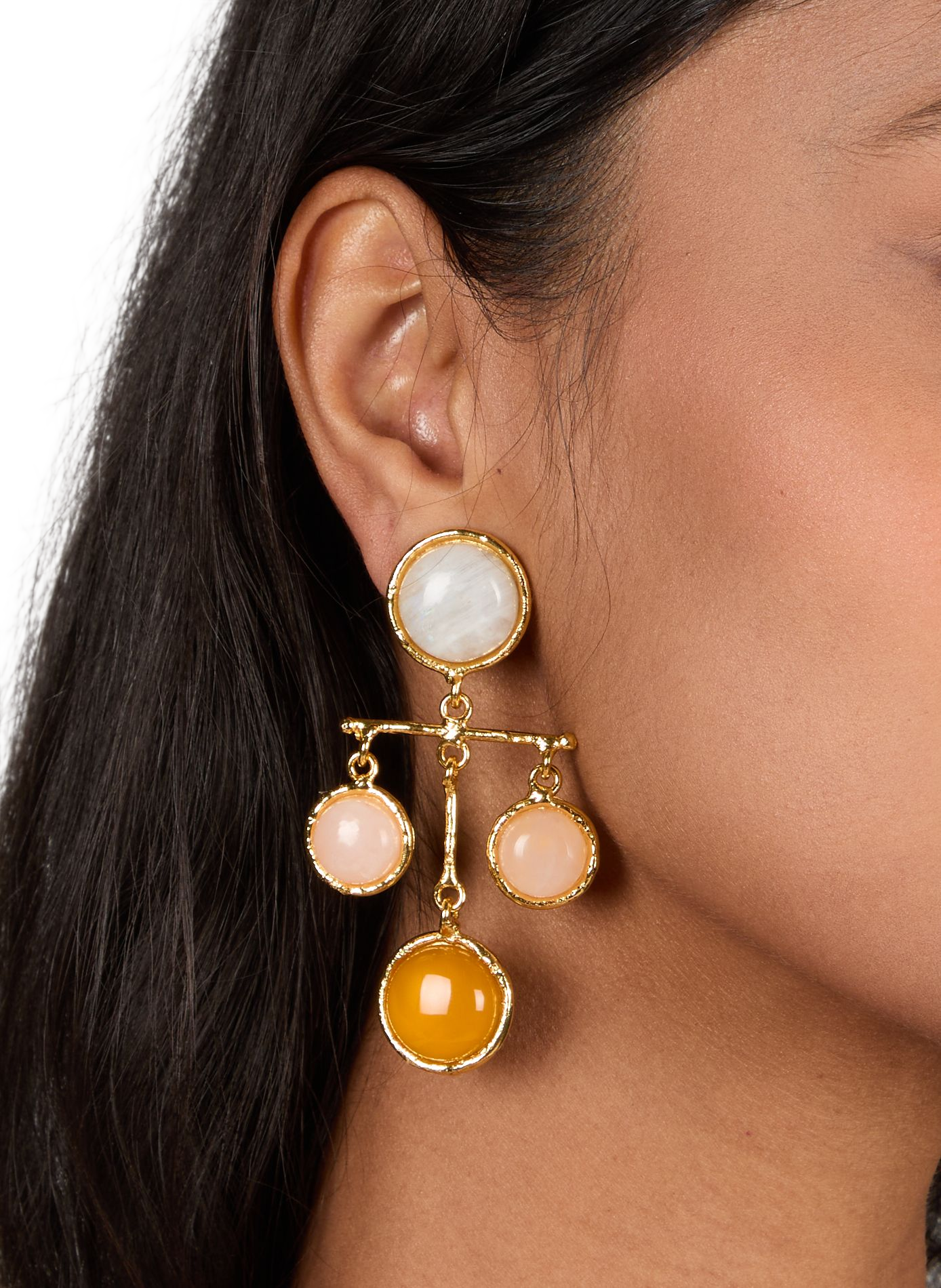 Libra dangling earrings SYLVIA TOLEDANO Blue