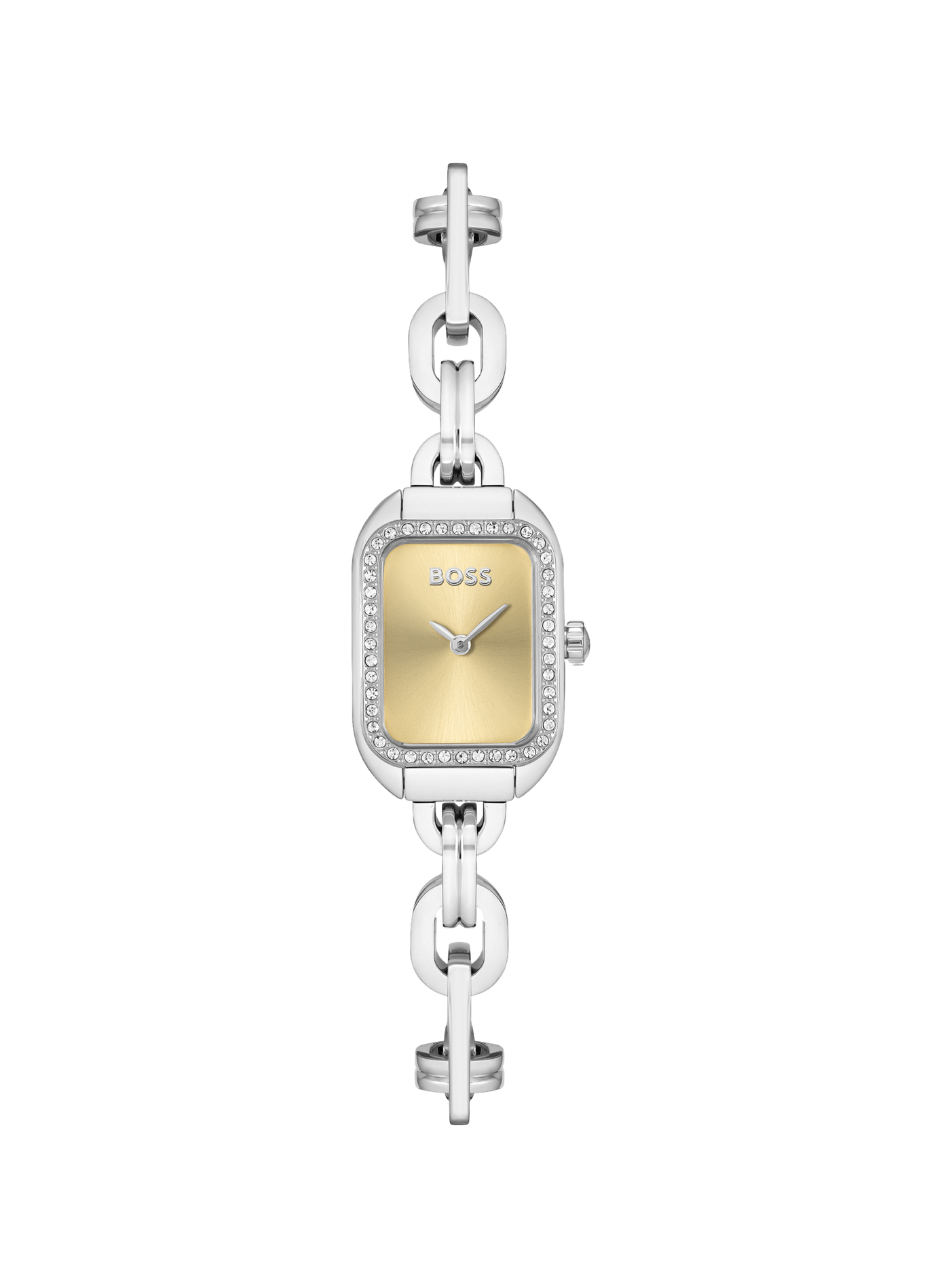 Orologio al quarzo Hailey in acciaio inossidabile BOSS MONTRES Dorato