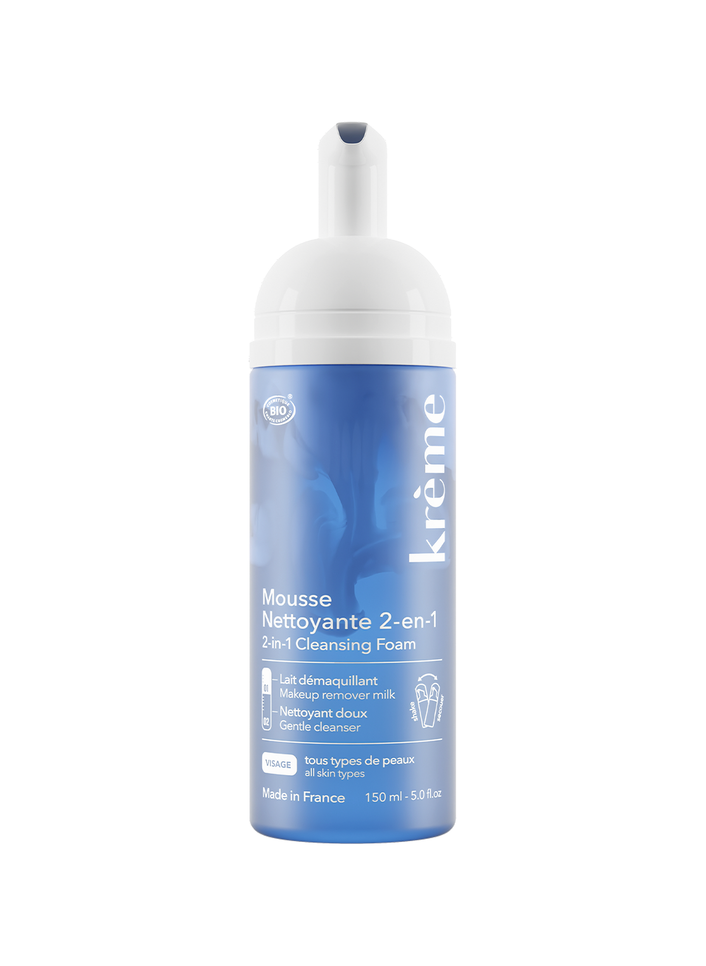 Mousse Nettoyante 2-en-1 KREME No color