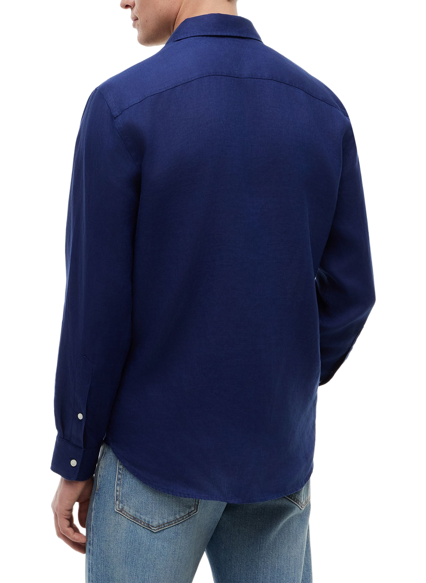 Regular linen shirt TOMMY HILFIGER Blue