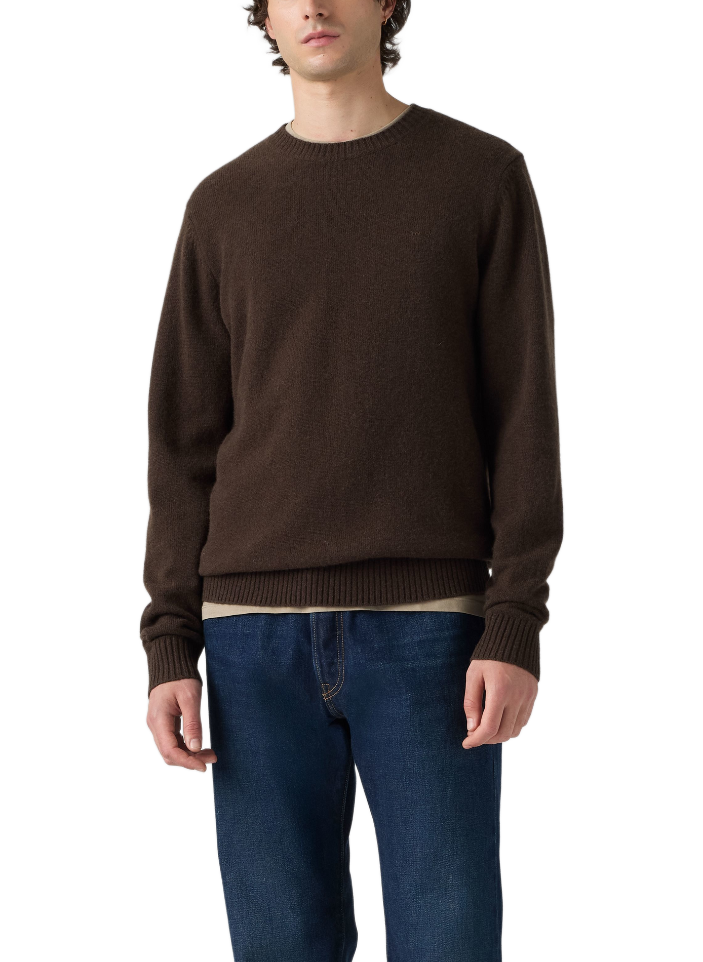 Crew-neck jumper LEVI'S Brown