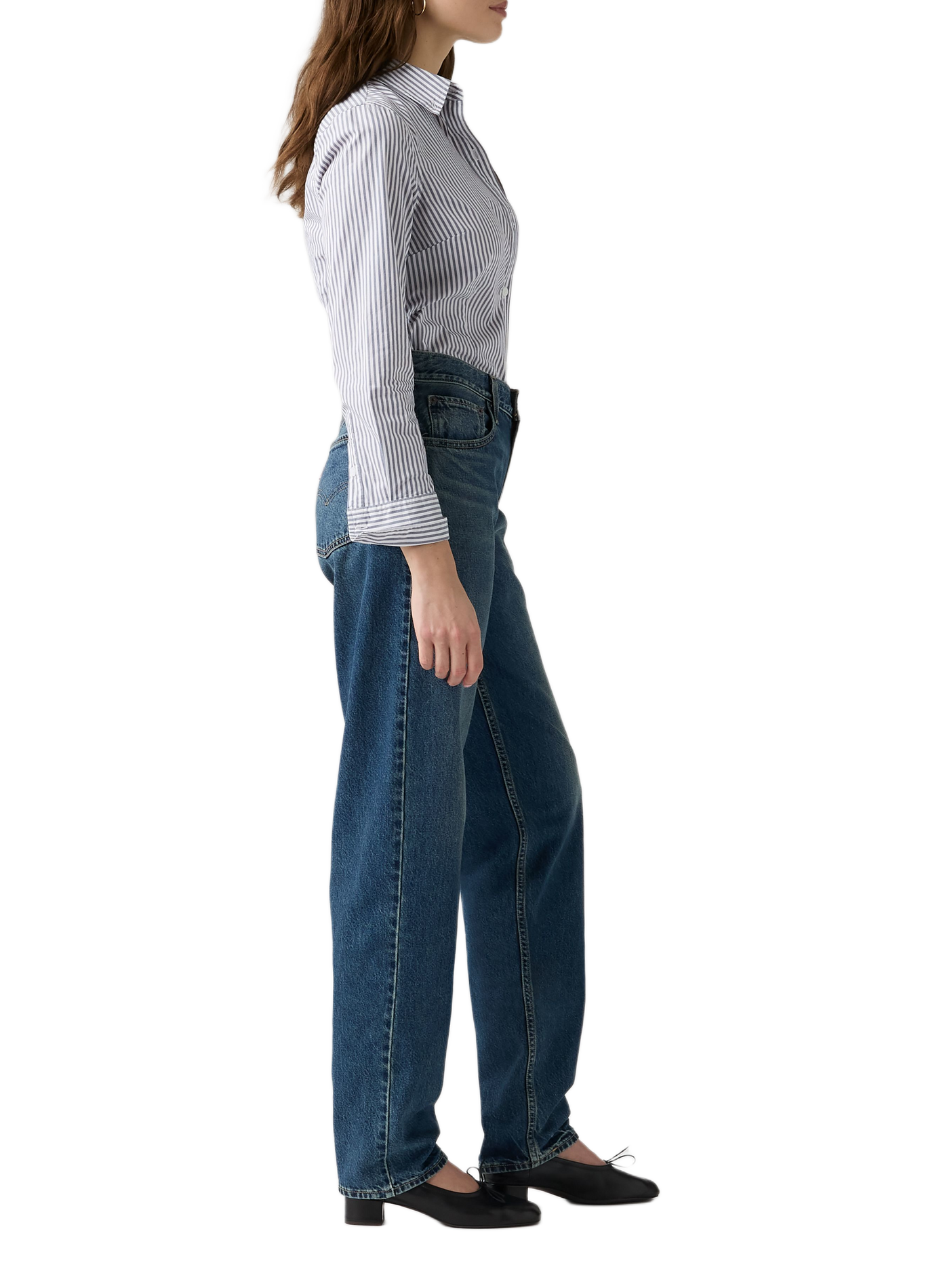 Losse Taper jeans van katoen LEVI'S Blauw
