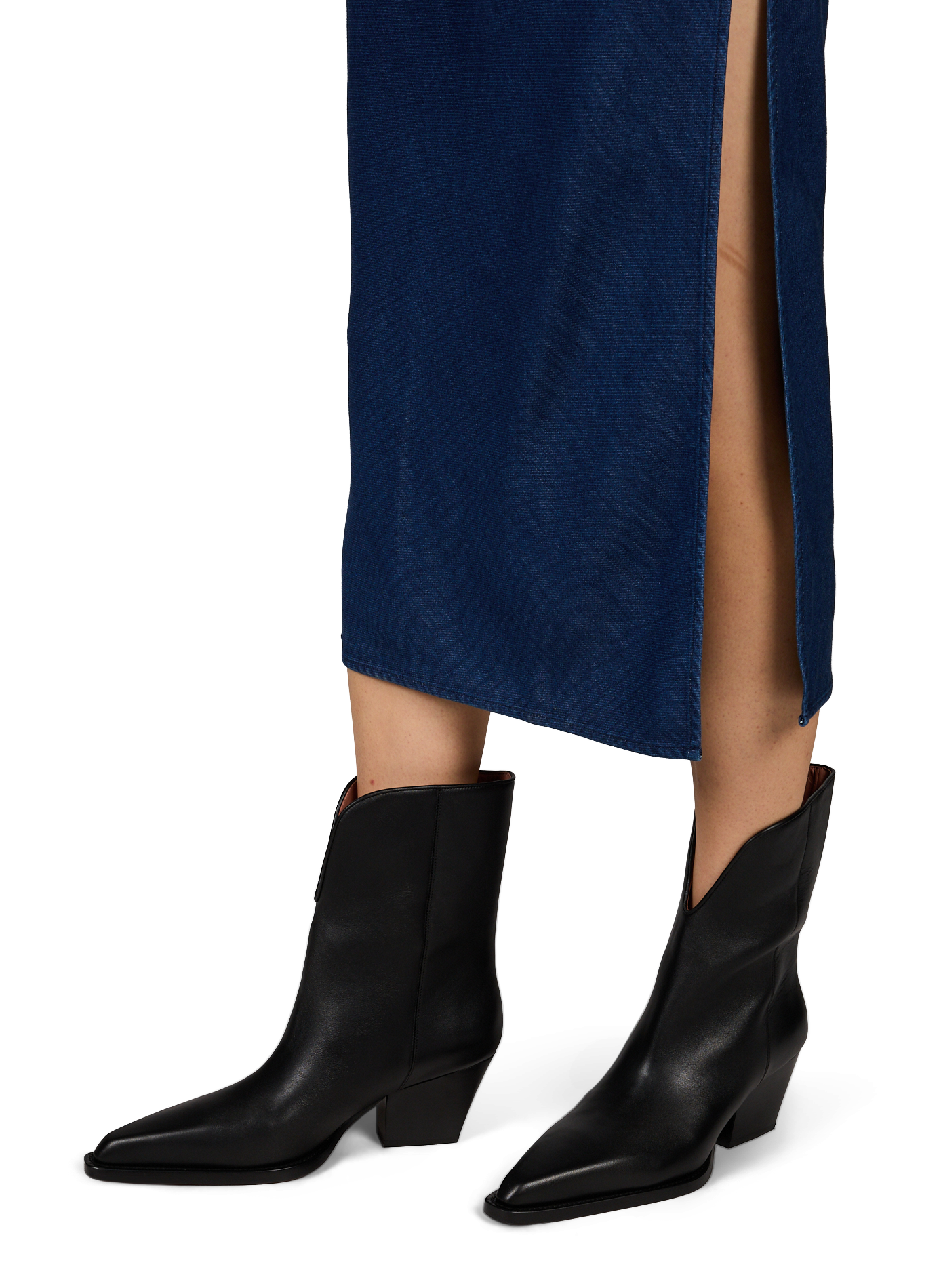 Stiefeletten "Jane" aus Kalbsleder PARIS TEXAS Schwarz